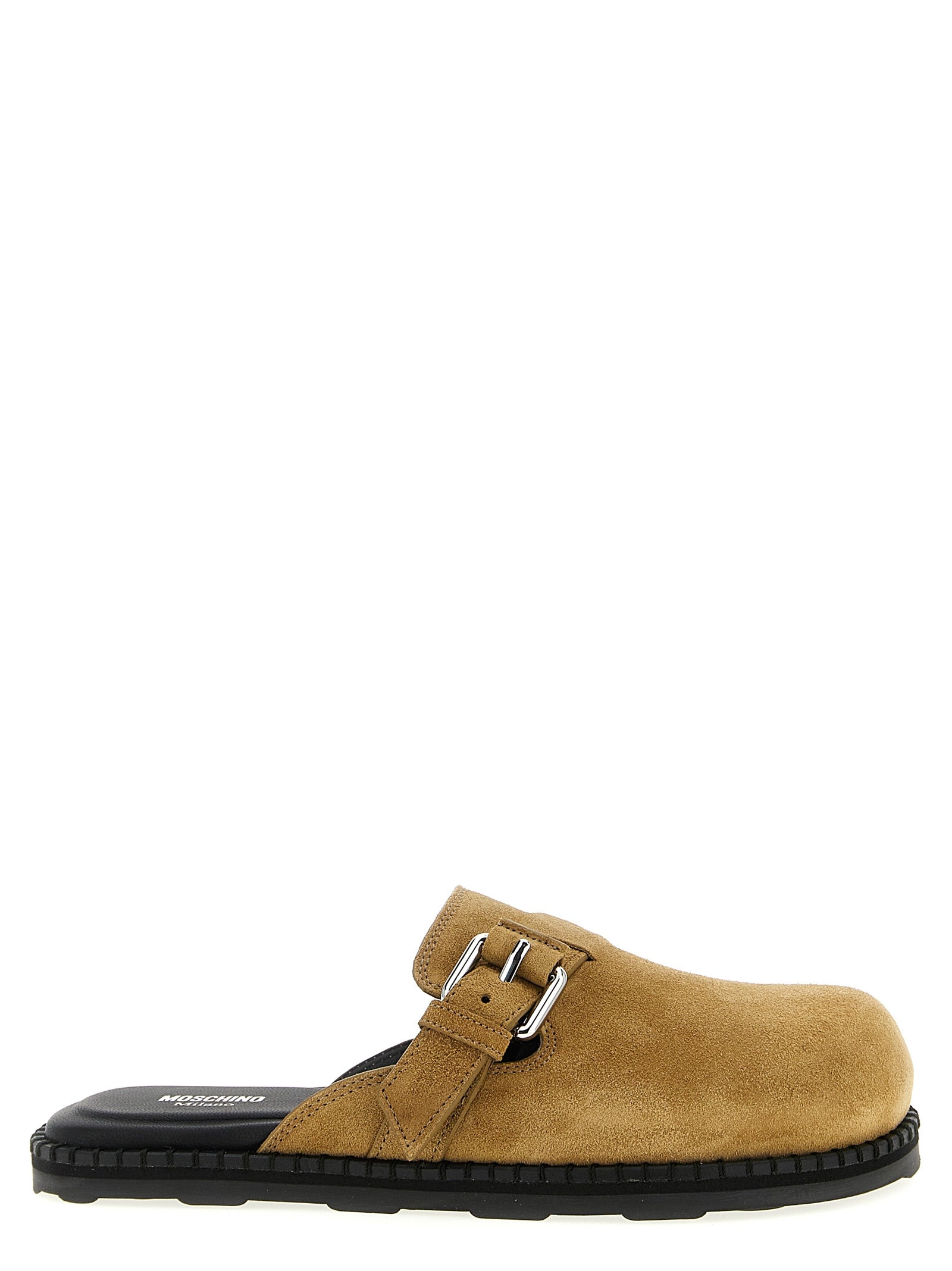 Moschino Suede Sabots