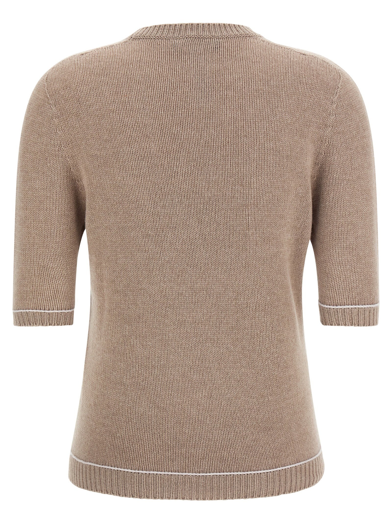 Fabiana Filippi Gauze Platinum Sweater