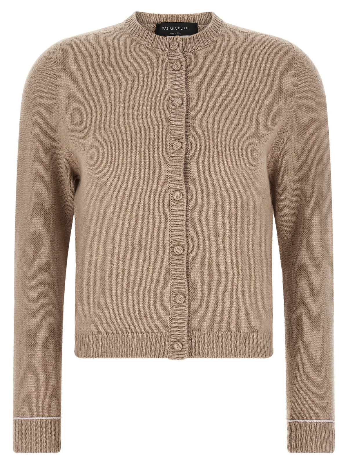 Fabiana Filippi Covered Buttons Cardigan