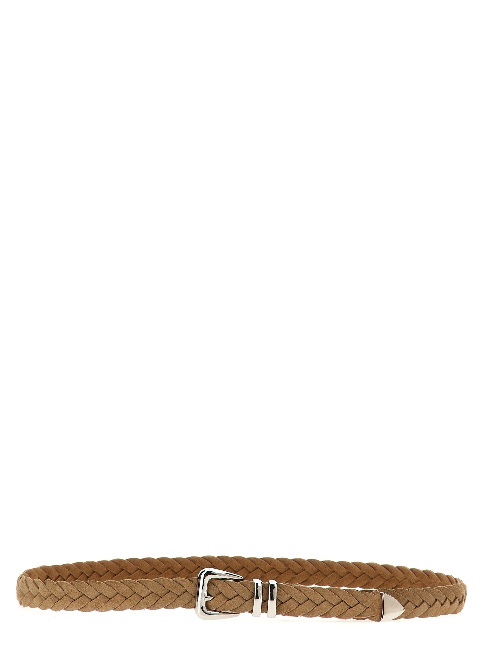 Brunello Cucinelli Braided Calfskin Belt