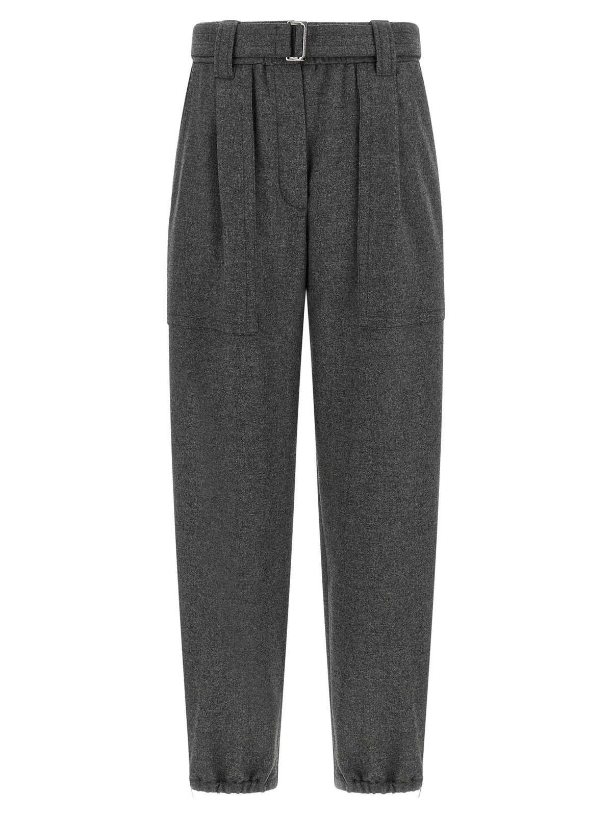 Brunello Cucinelli Grey Loose Cargo Pants