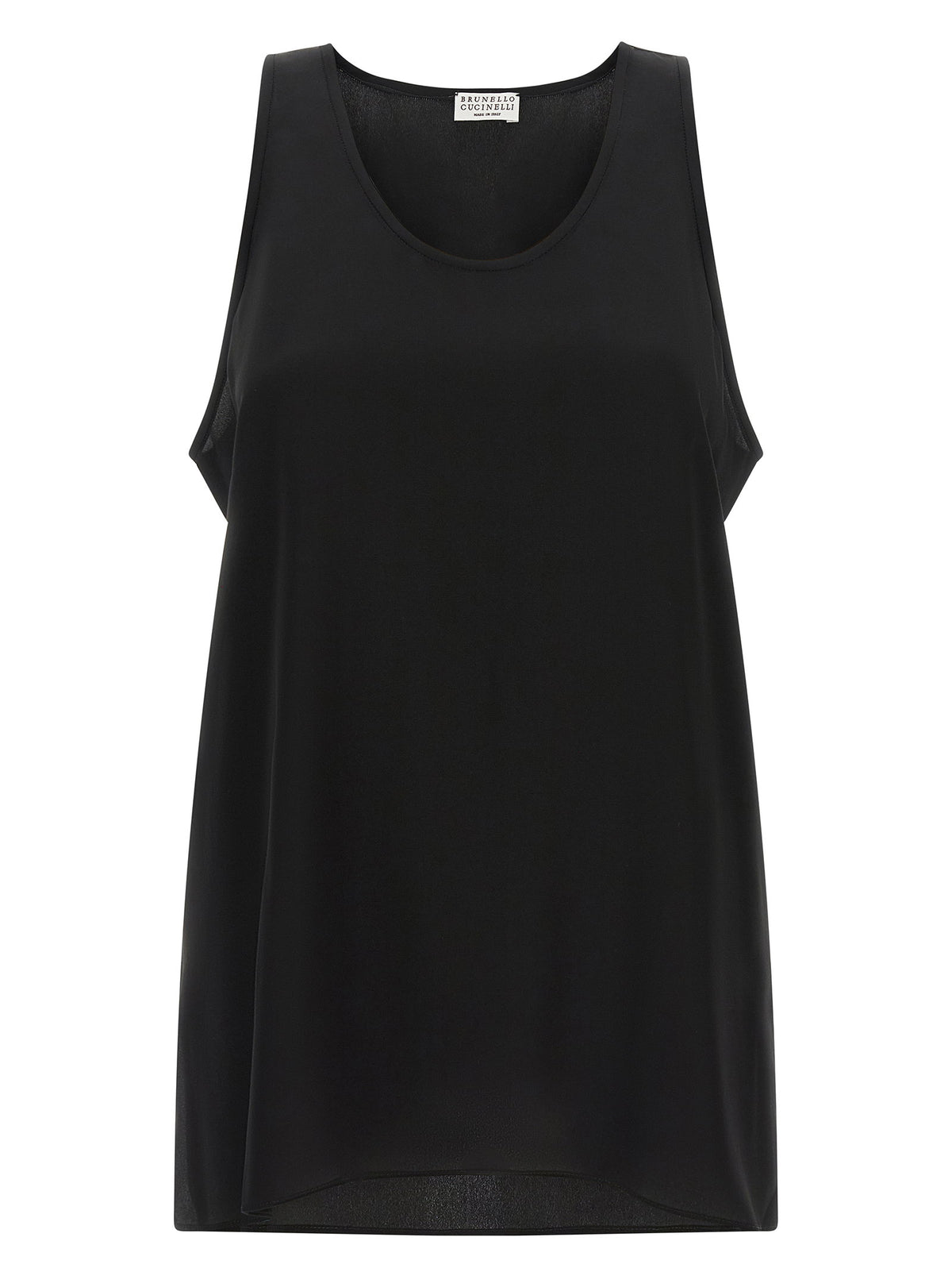 Brunello Cucinelli Monile Silk Top