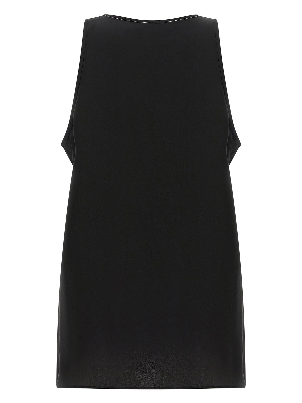 Brunello Cucinelli Monile Silk Top