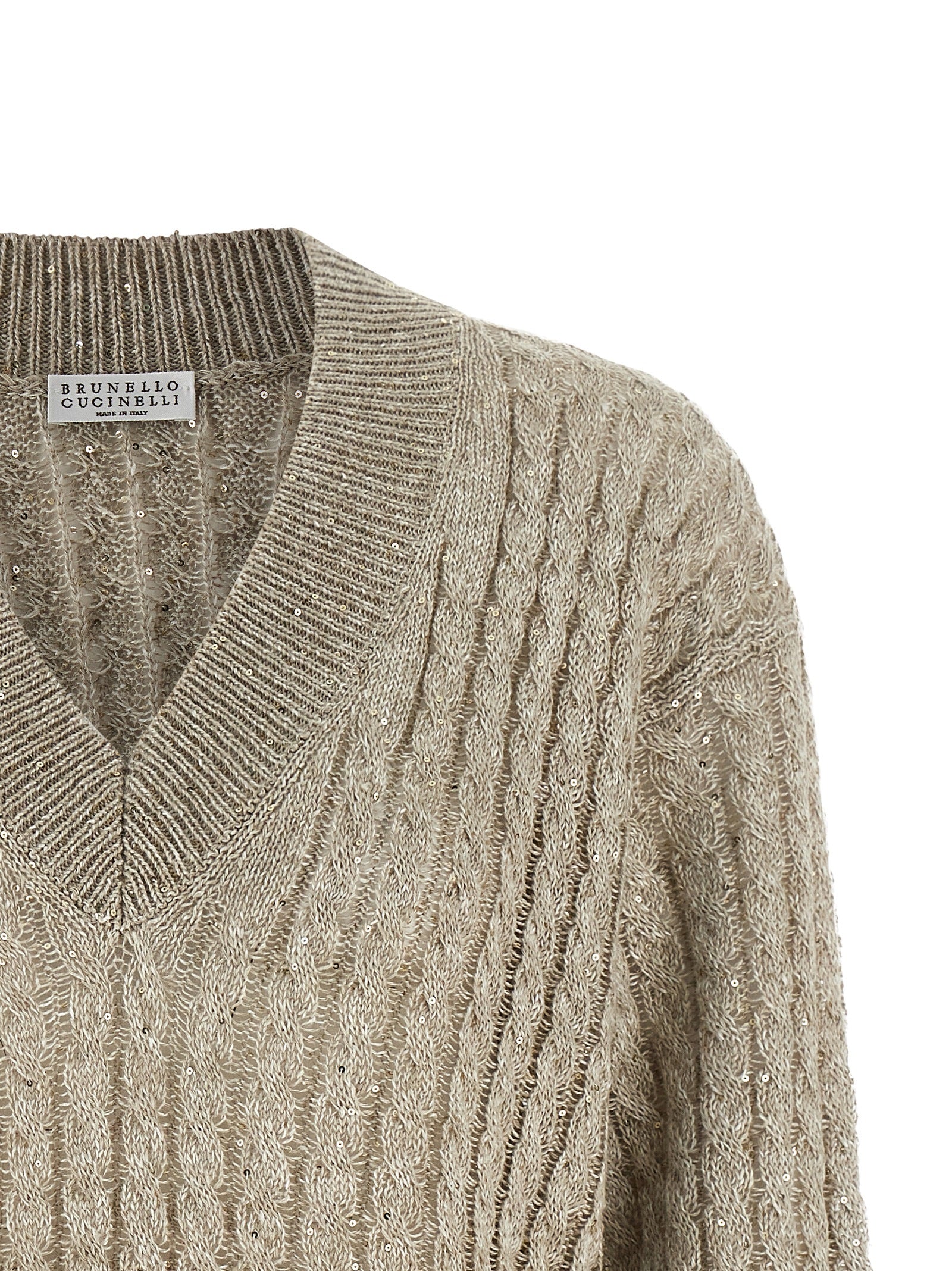 Brunello Cucinelli Micro Sequin Sweater
