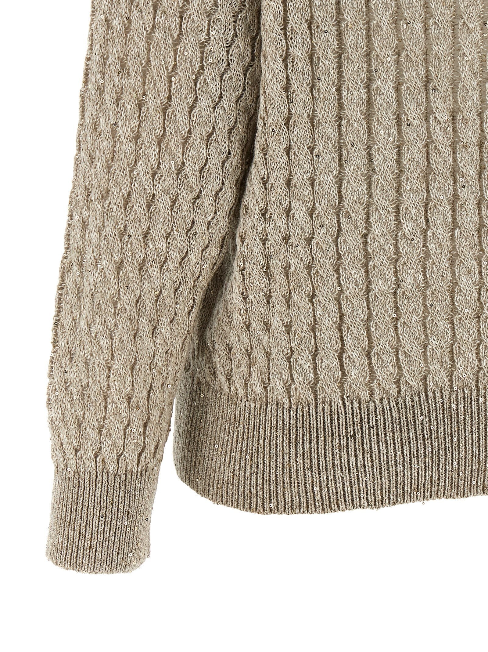 Brunello Cucinelli Micro Sequin Sweater