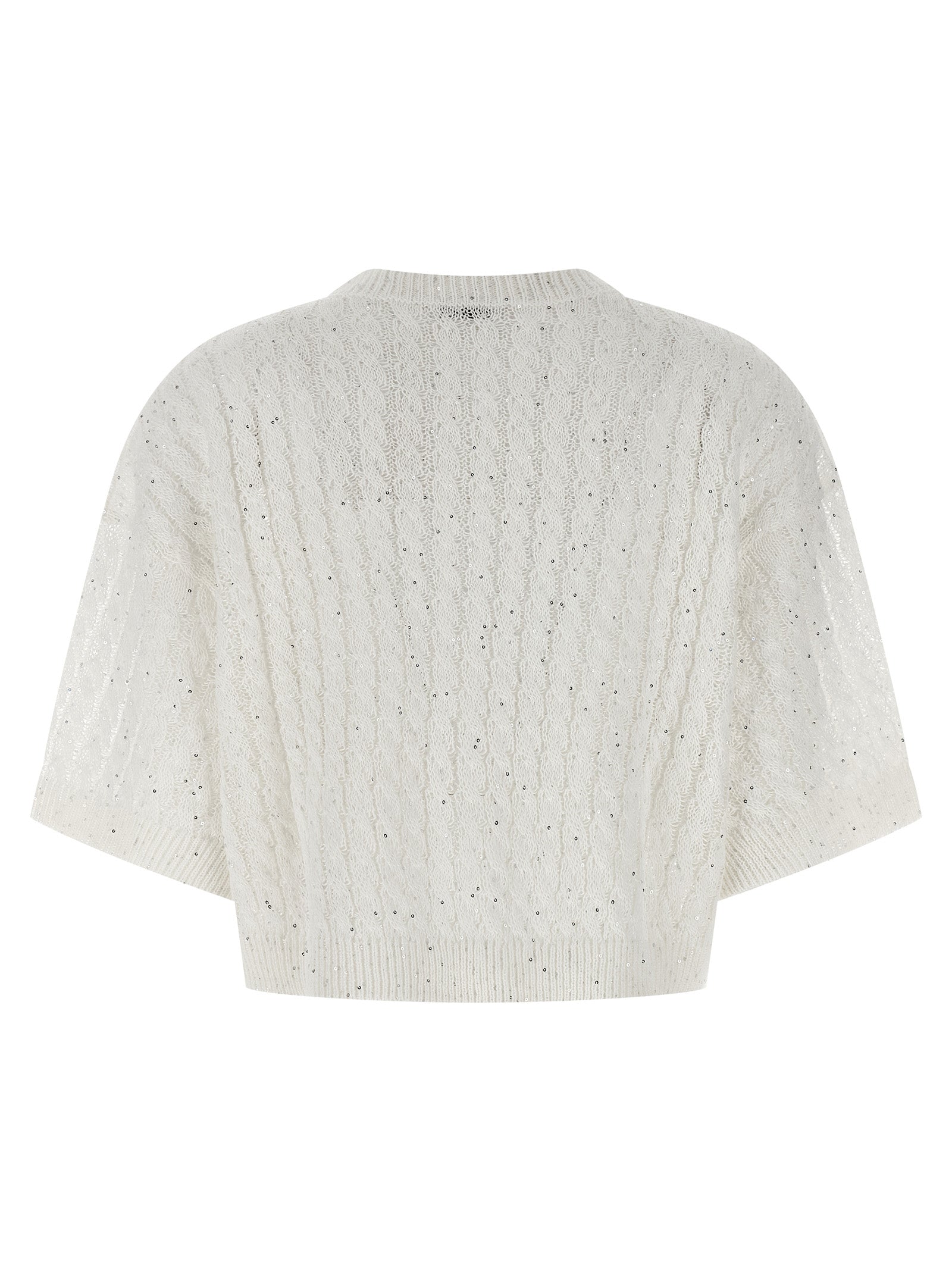 Brunello Cucinelli Dazzling Cable Cardigan