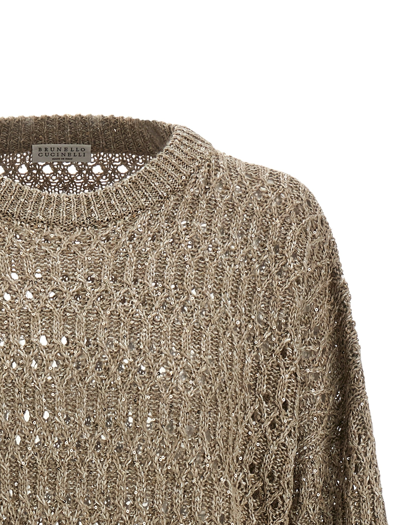 Brunello Cucinelli Micro Sequin Sweater