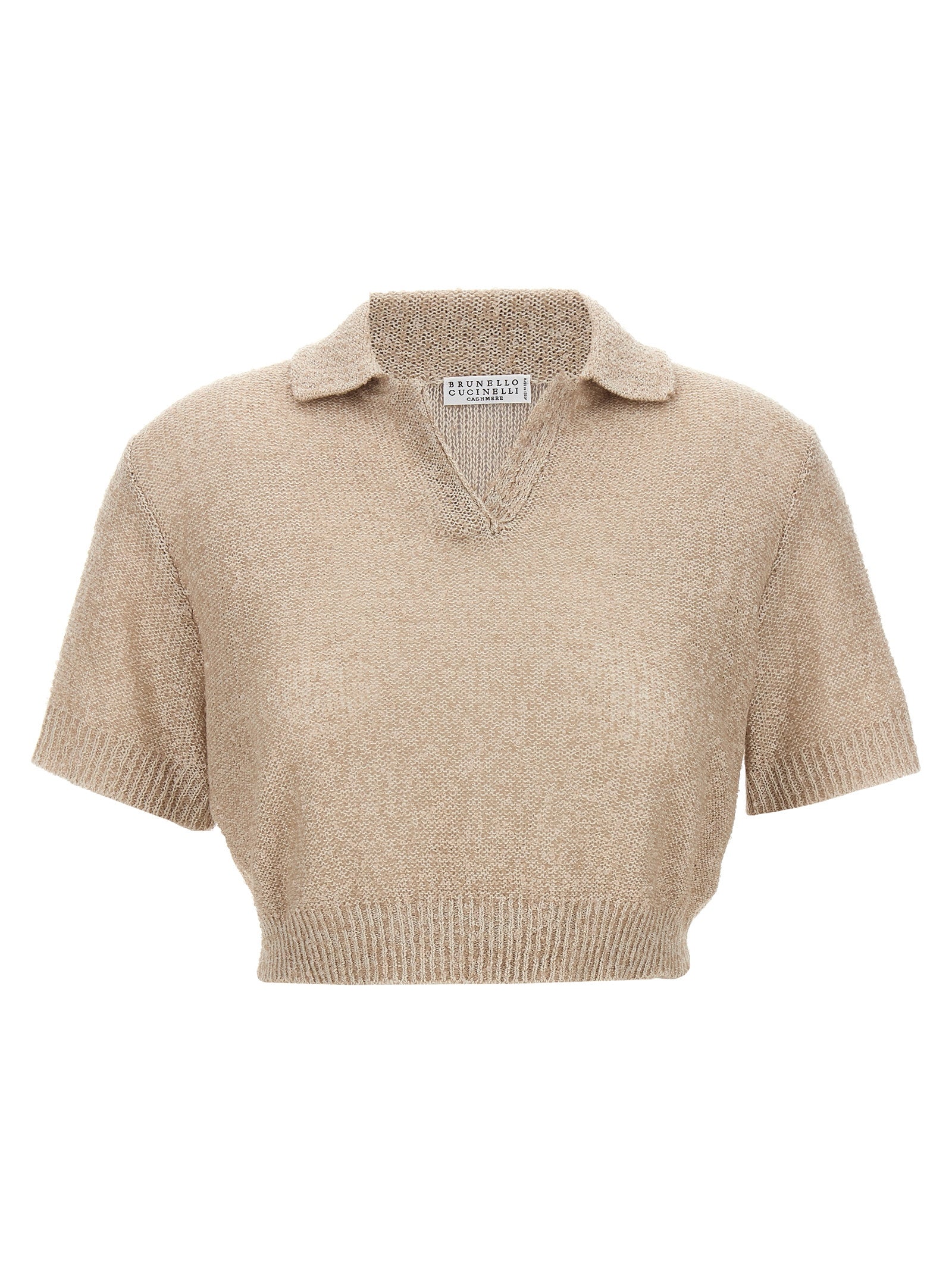 Brunello Cucinelli Sequin Polo Shirt
