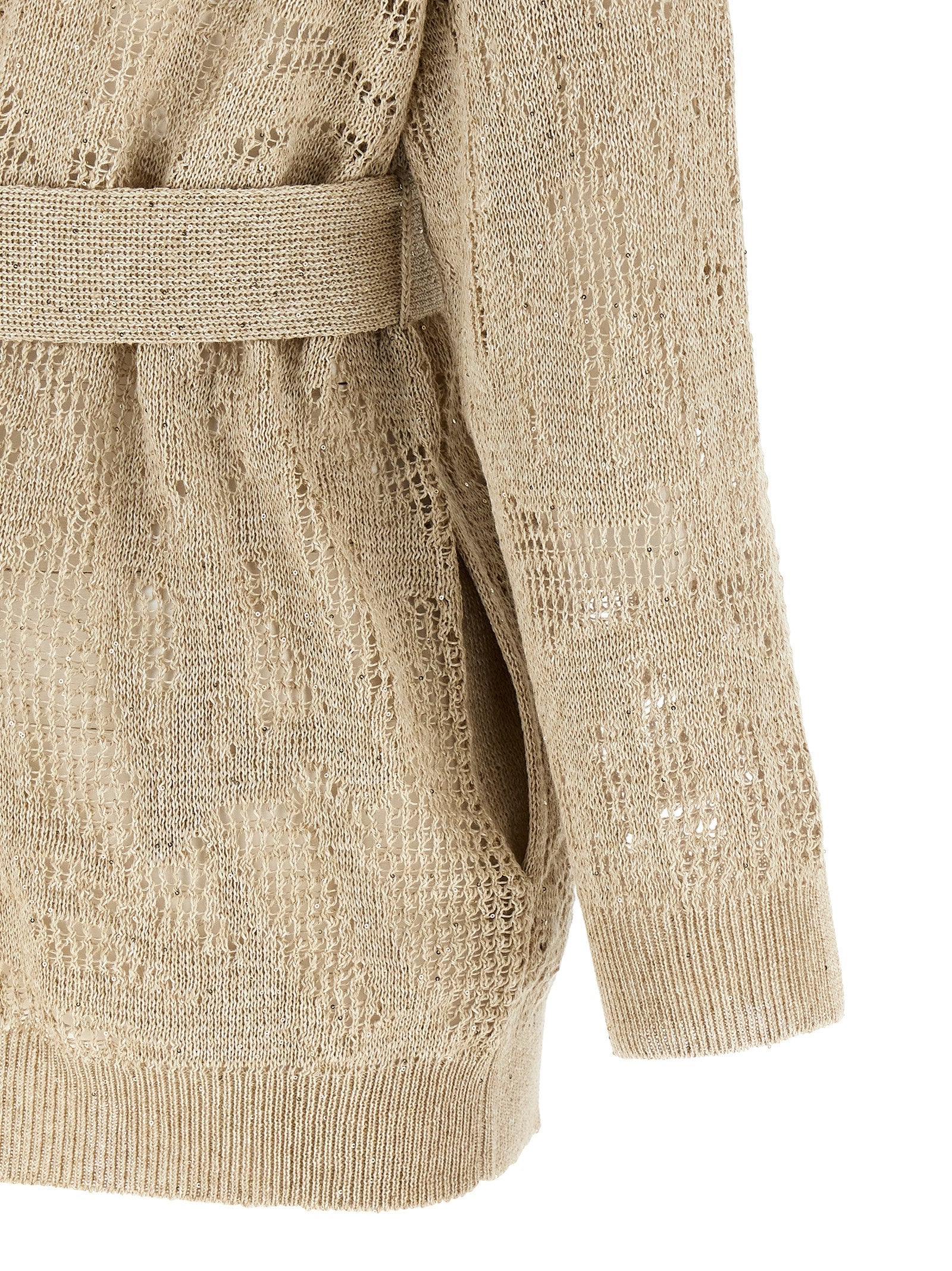 Brunello Cucinelli Crochet Cardigan