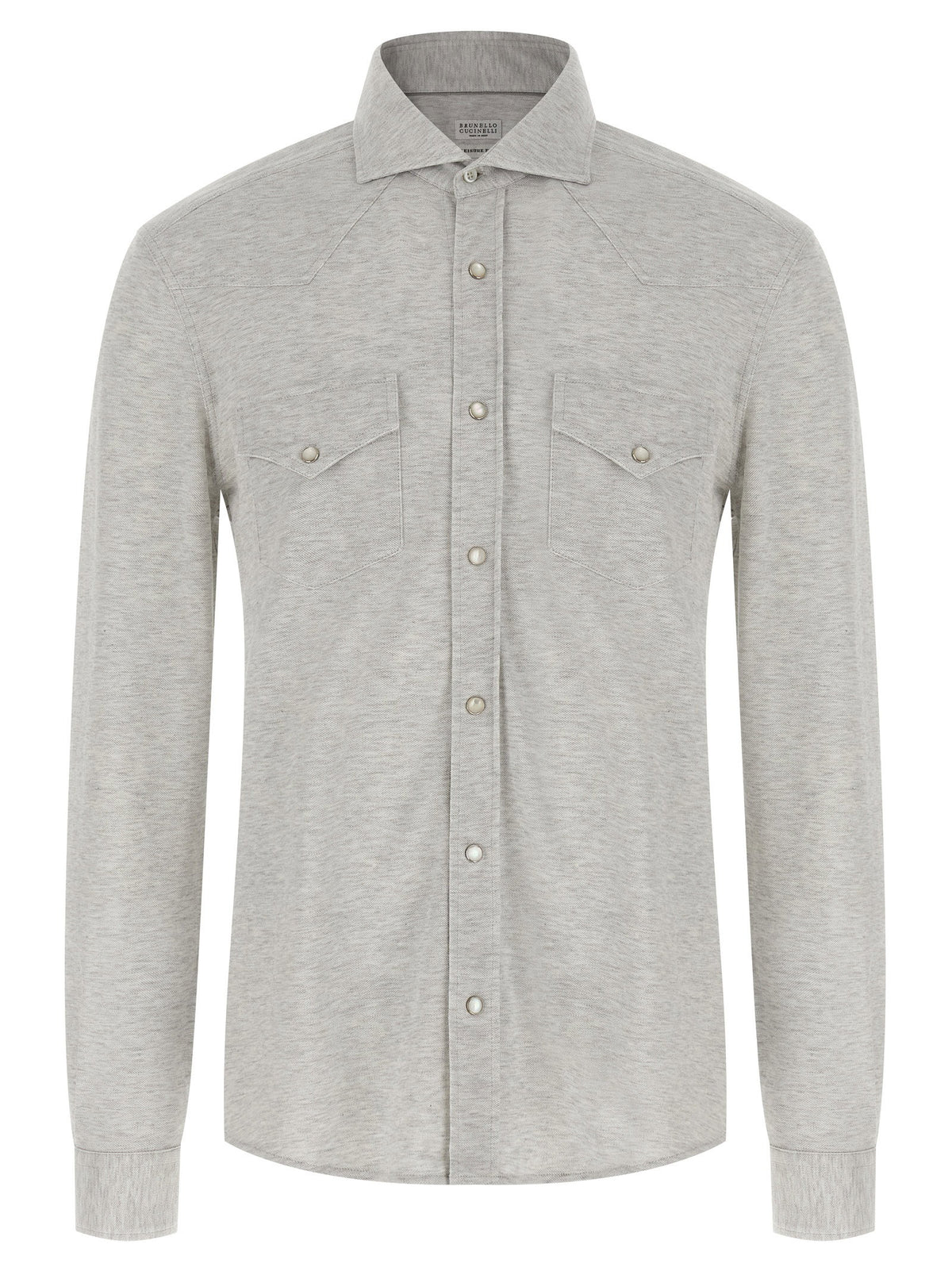 Brunello Cucinelli Piqué Cotton Shirt