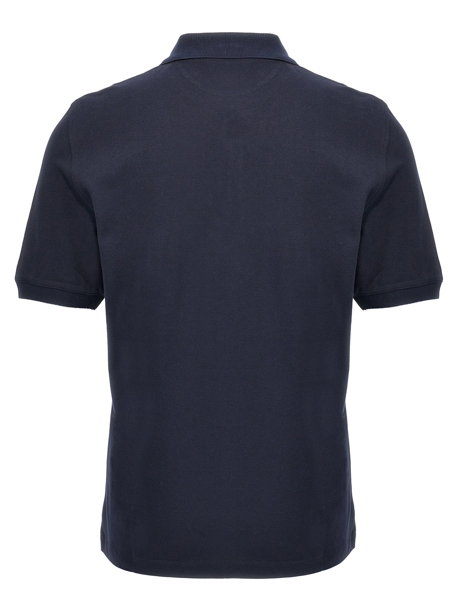 Brunello Cucinelli Logo Piqué Polo Shirt