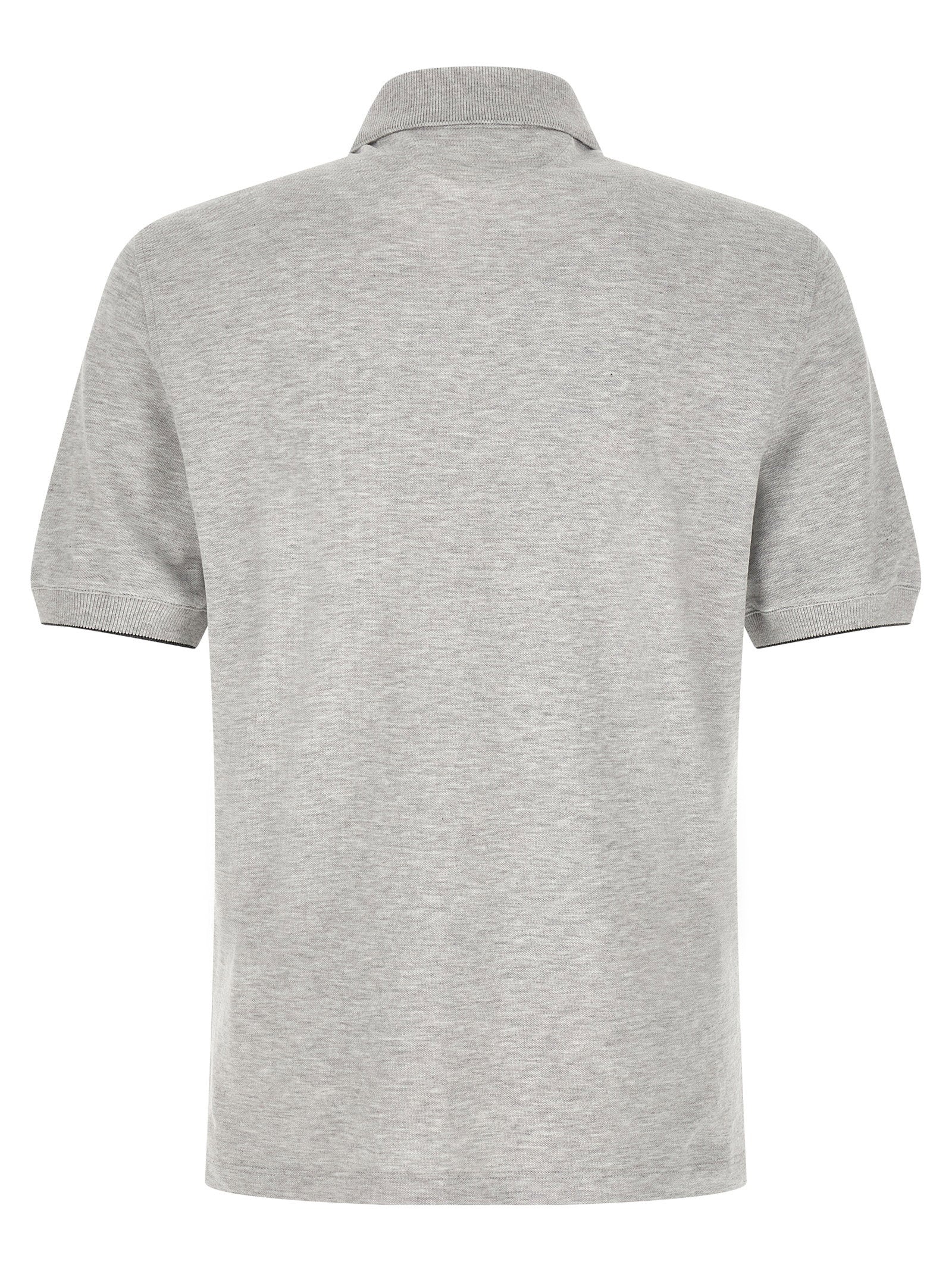 Brunello Cucinelli Logo Piqué Polo Shirt