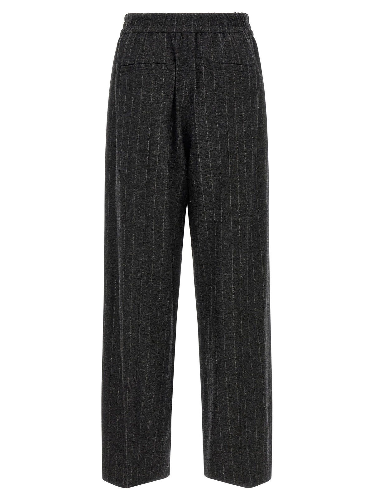 Brunello Cucinelli Micro Sequin Pinstripe Pants