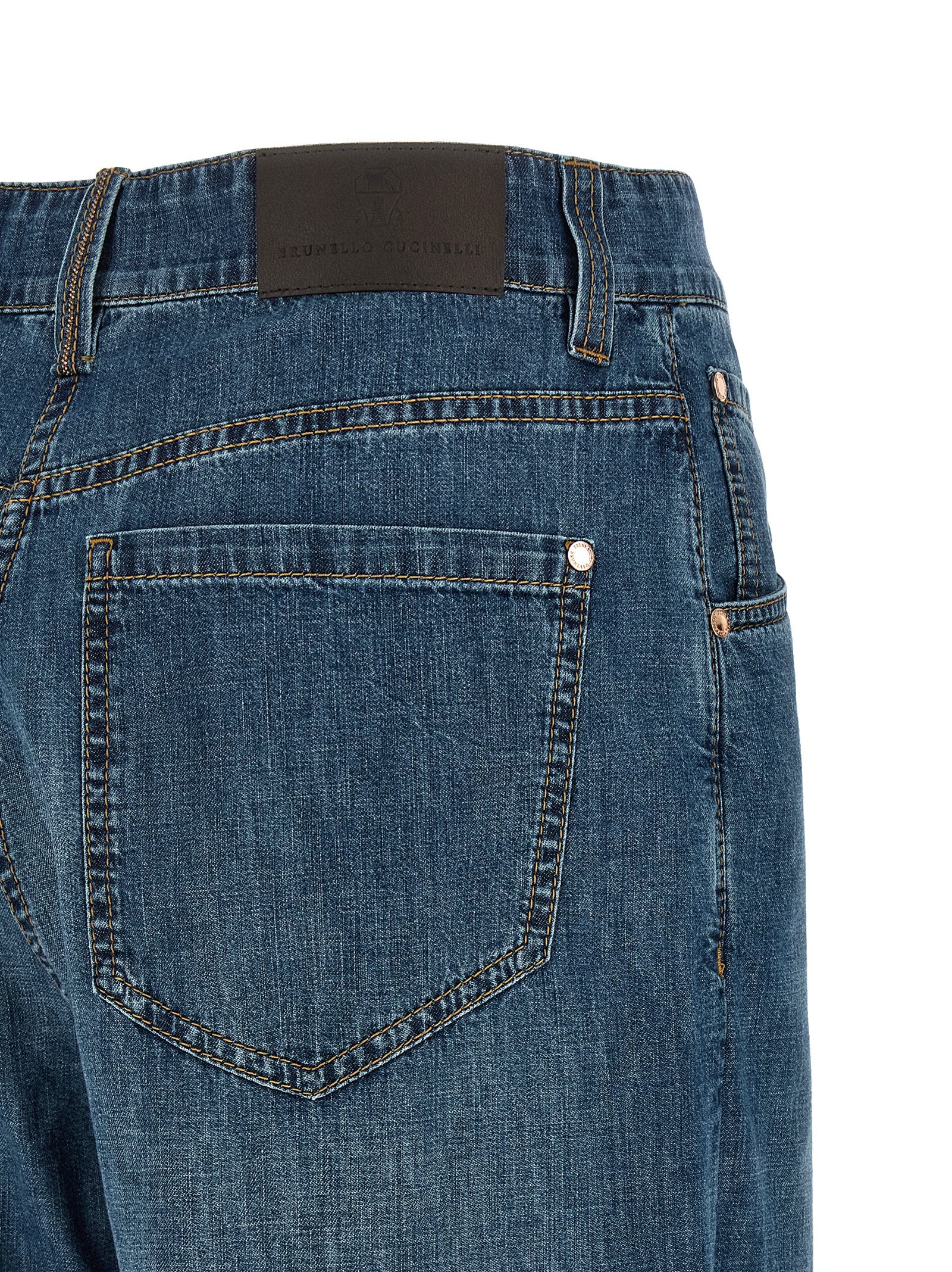 Brunello Cucinelli Wide Leg Jeans