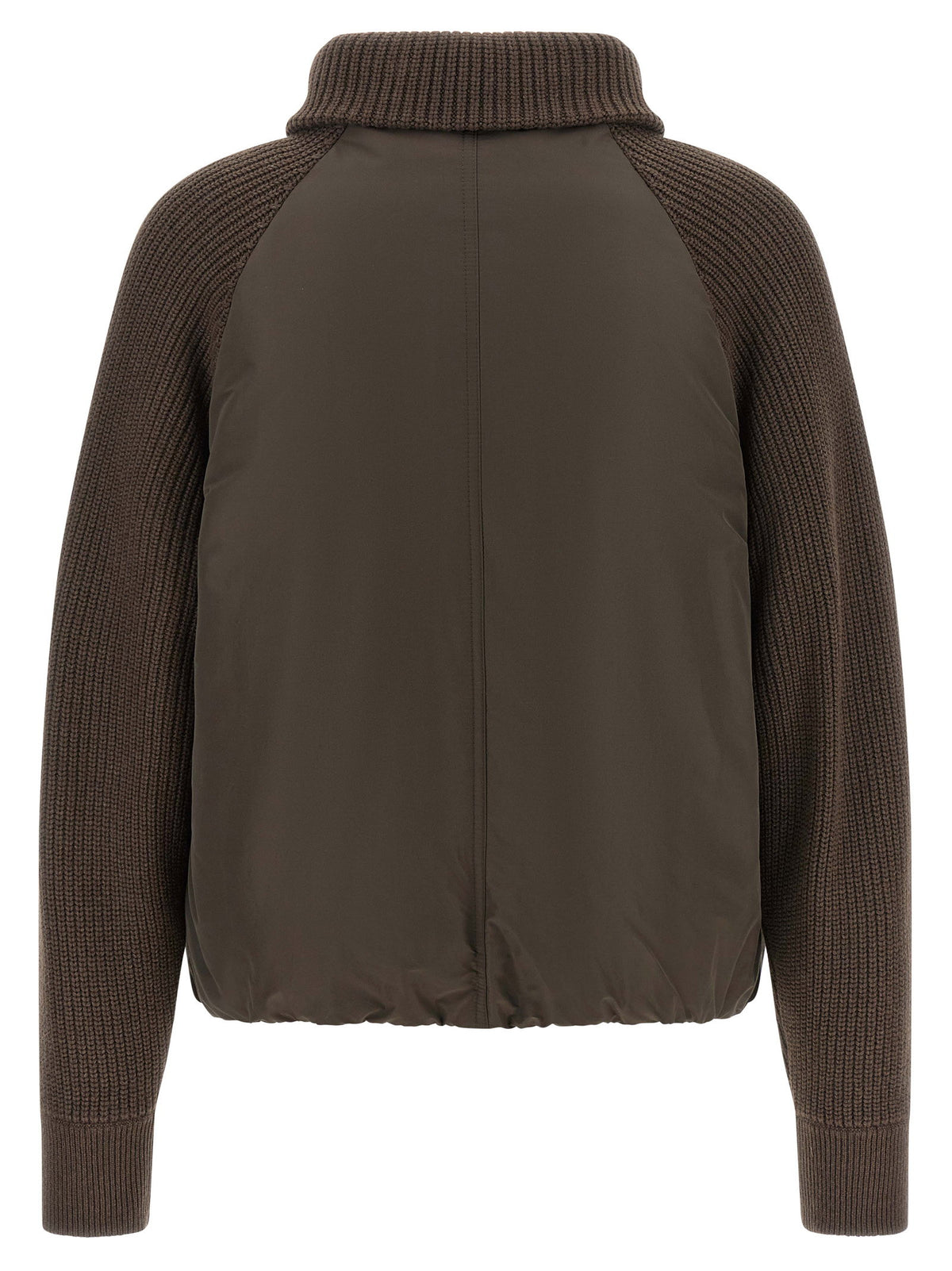 Brunello Cucinelli Knit Insert Down Jacket