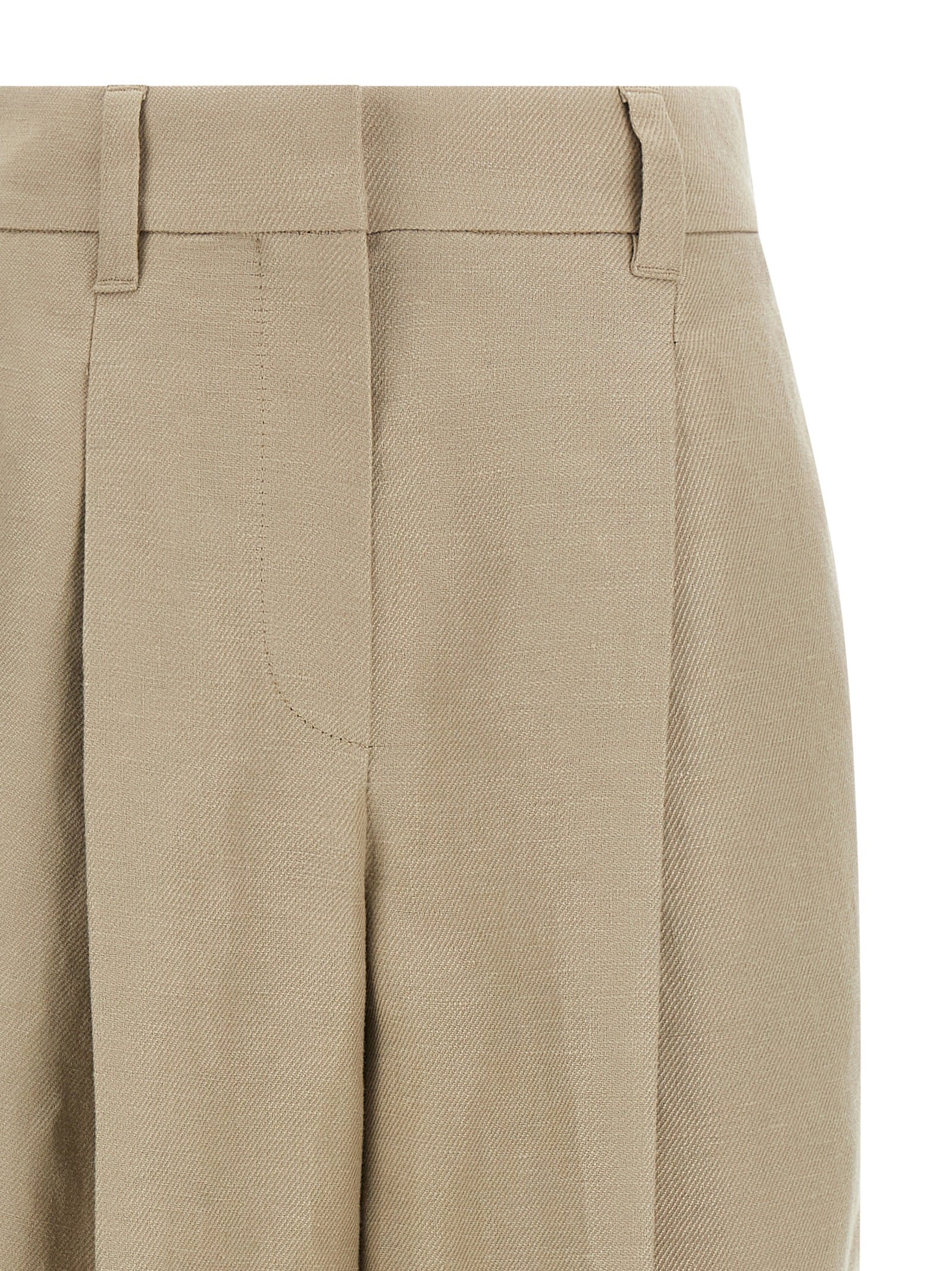 Brunello Cucinelli Linen Trousers