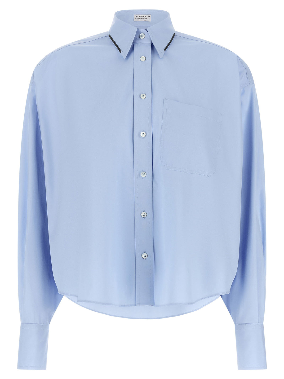 Brunello Cucinelli Shiny Trim Shirt