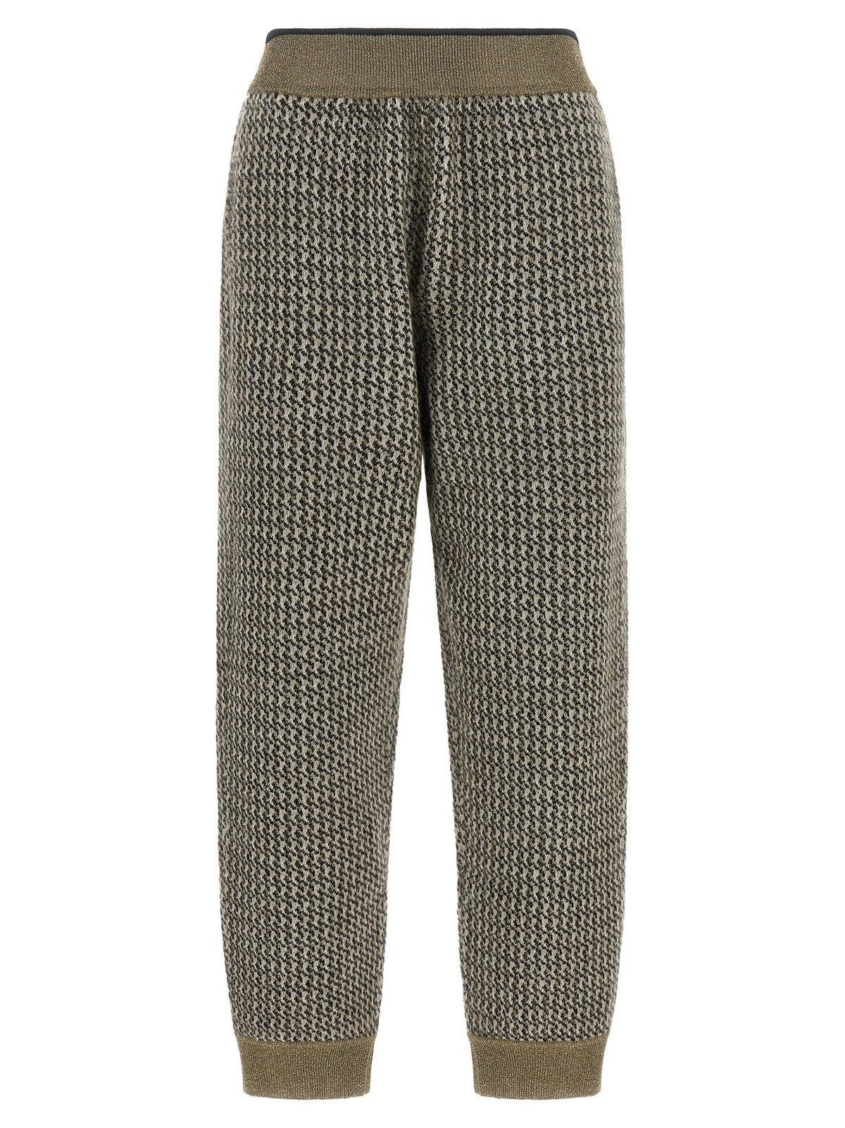 Brunello Cucinelli Track Houndstooth Pants