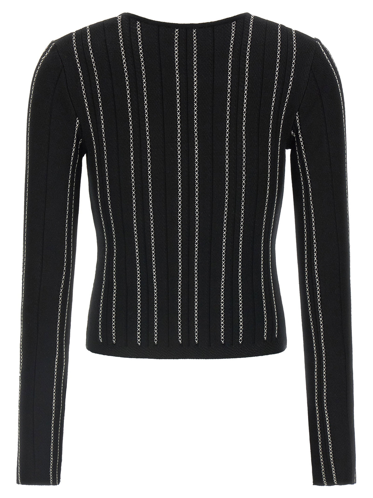 Elisabetta Franchi Cropped Knit Cardigan