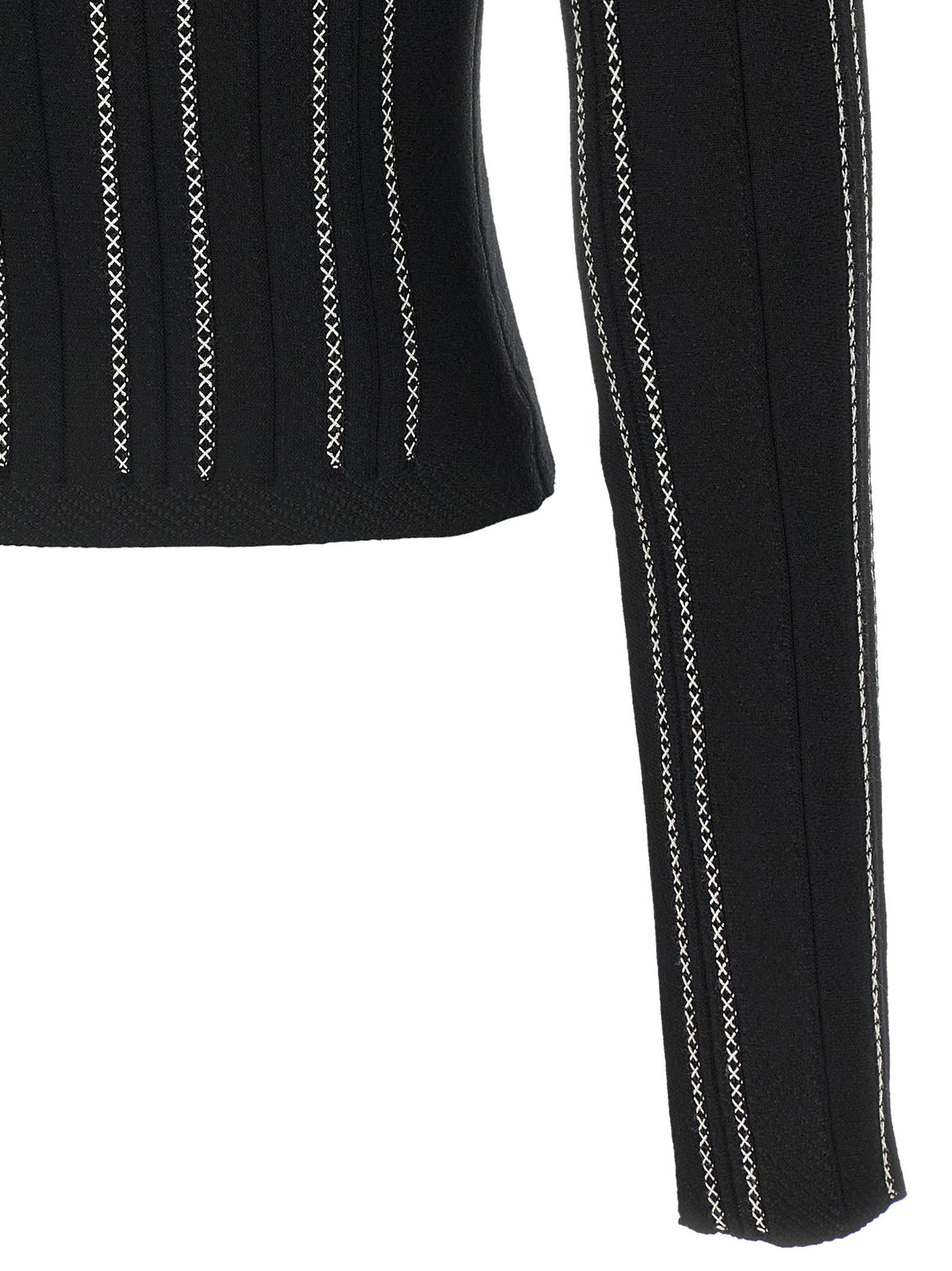 Elisabetta Franchi Cropped Knit Cardigan