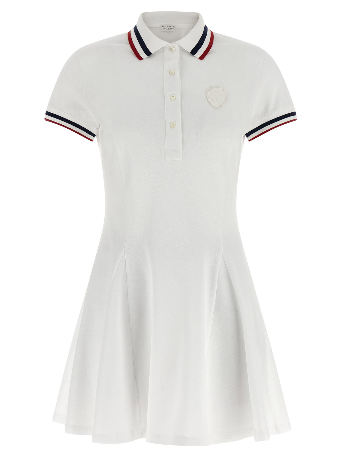 Brunello Cucinelli Logo Embroidery Tennis Dress