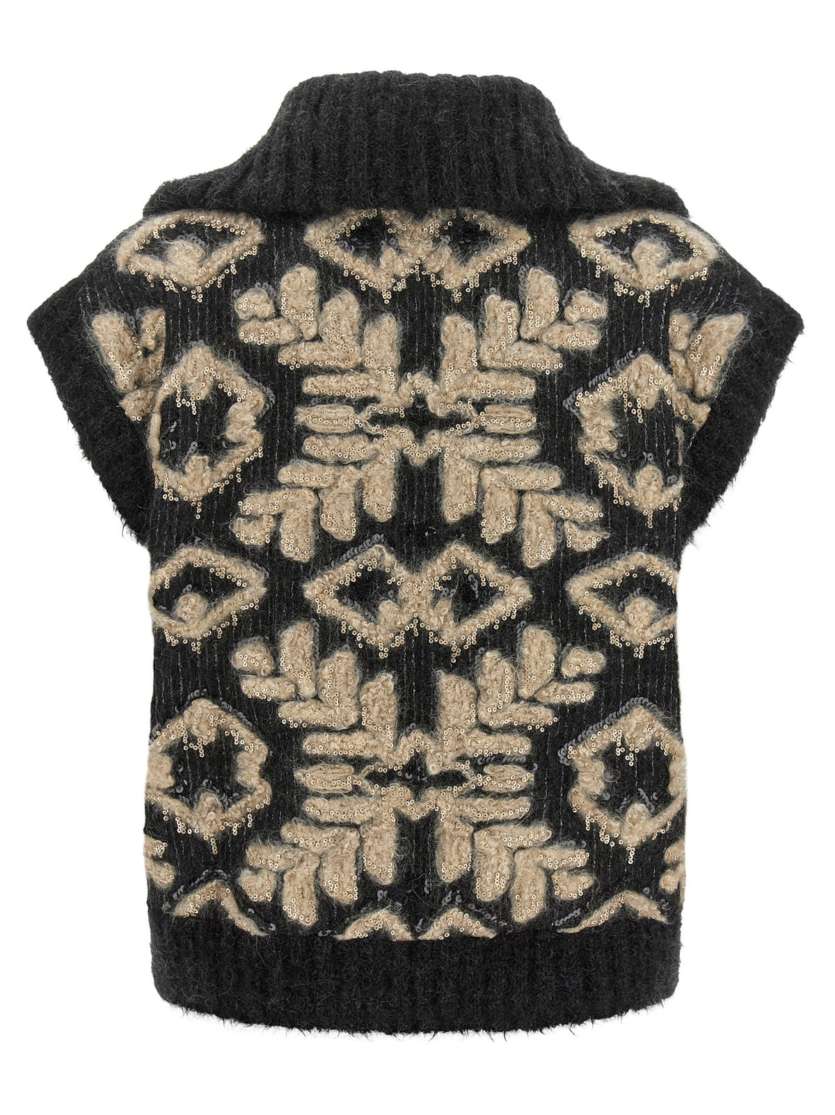 Brunello Cucinelli Sequin Intarsia Cardigan