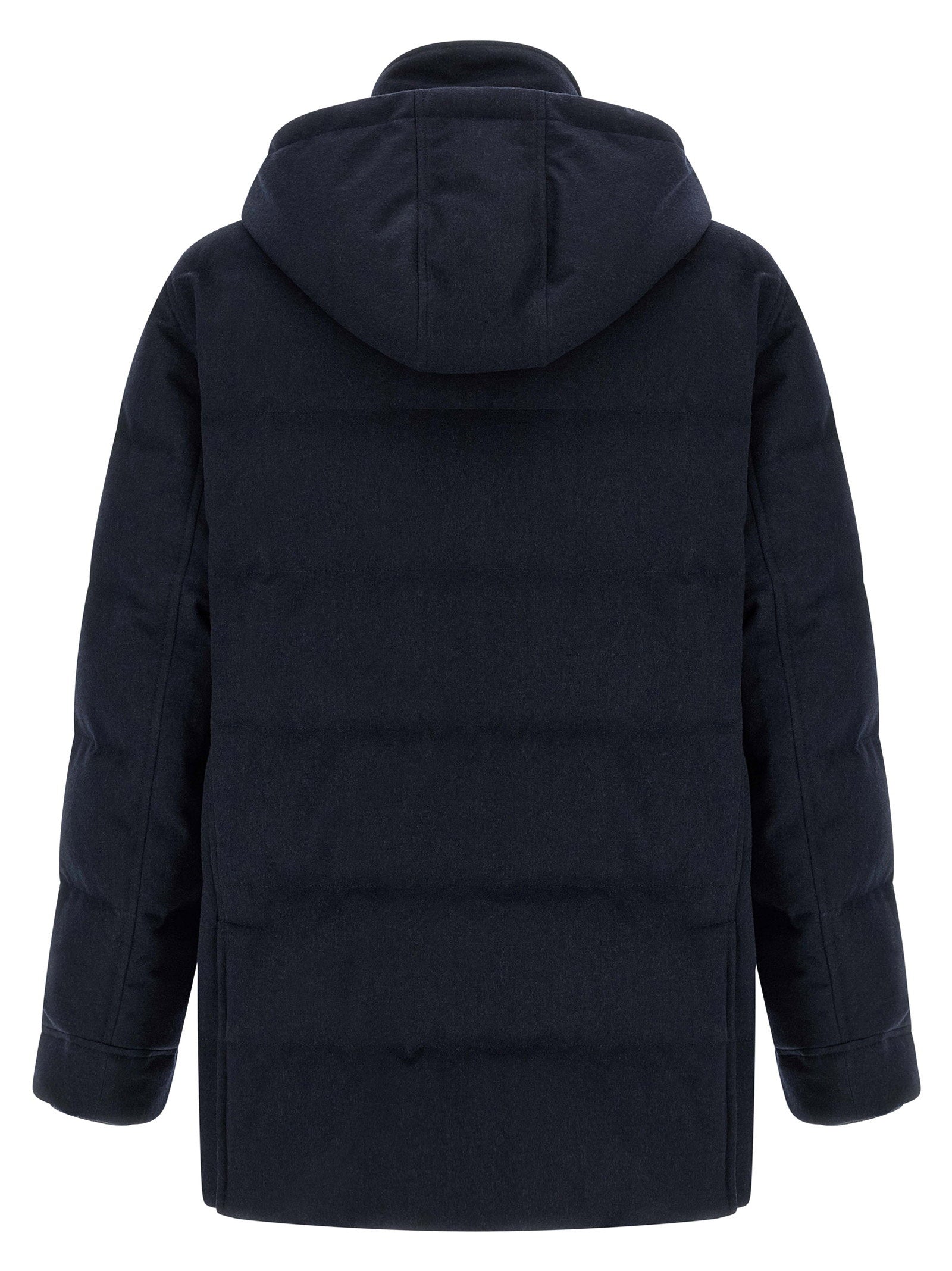 Brunello Cucinelli Wool Flannel Parka
