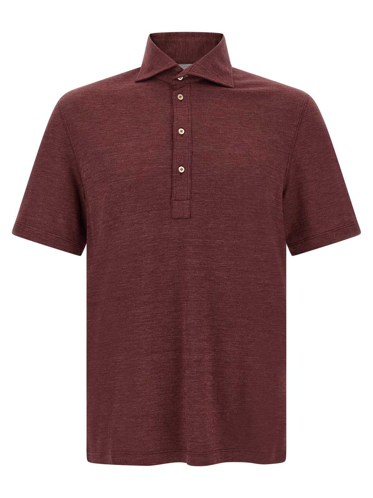 Brunello Cucinelli French Collar Polo Shirt