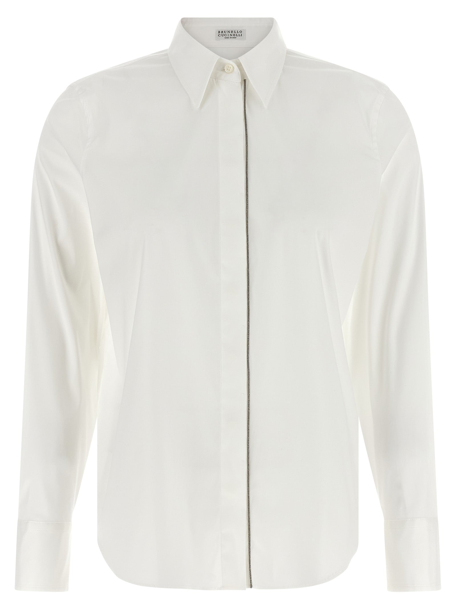 Brunello Cucinelli Shiny Trim Shirt