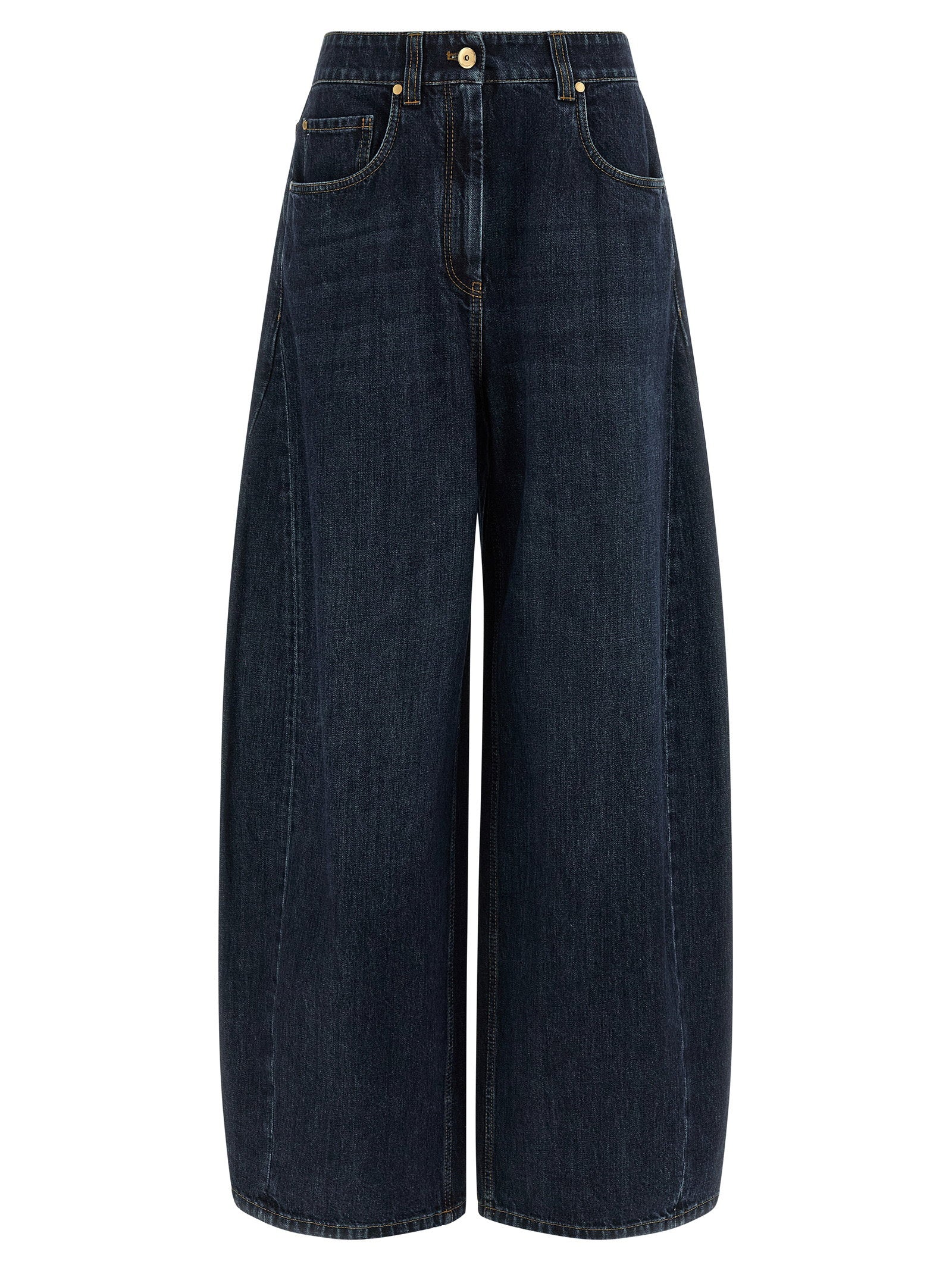 Brunello Cucinelli The Wide Barrel Jeans
