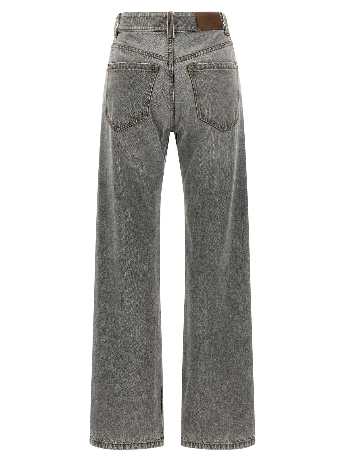Brunello Cucinelli Grey Contemporary Loose Jeans