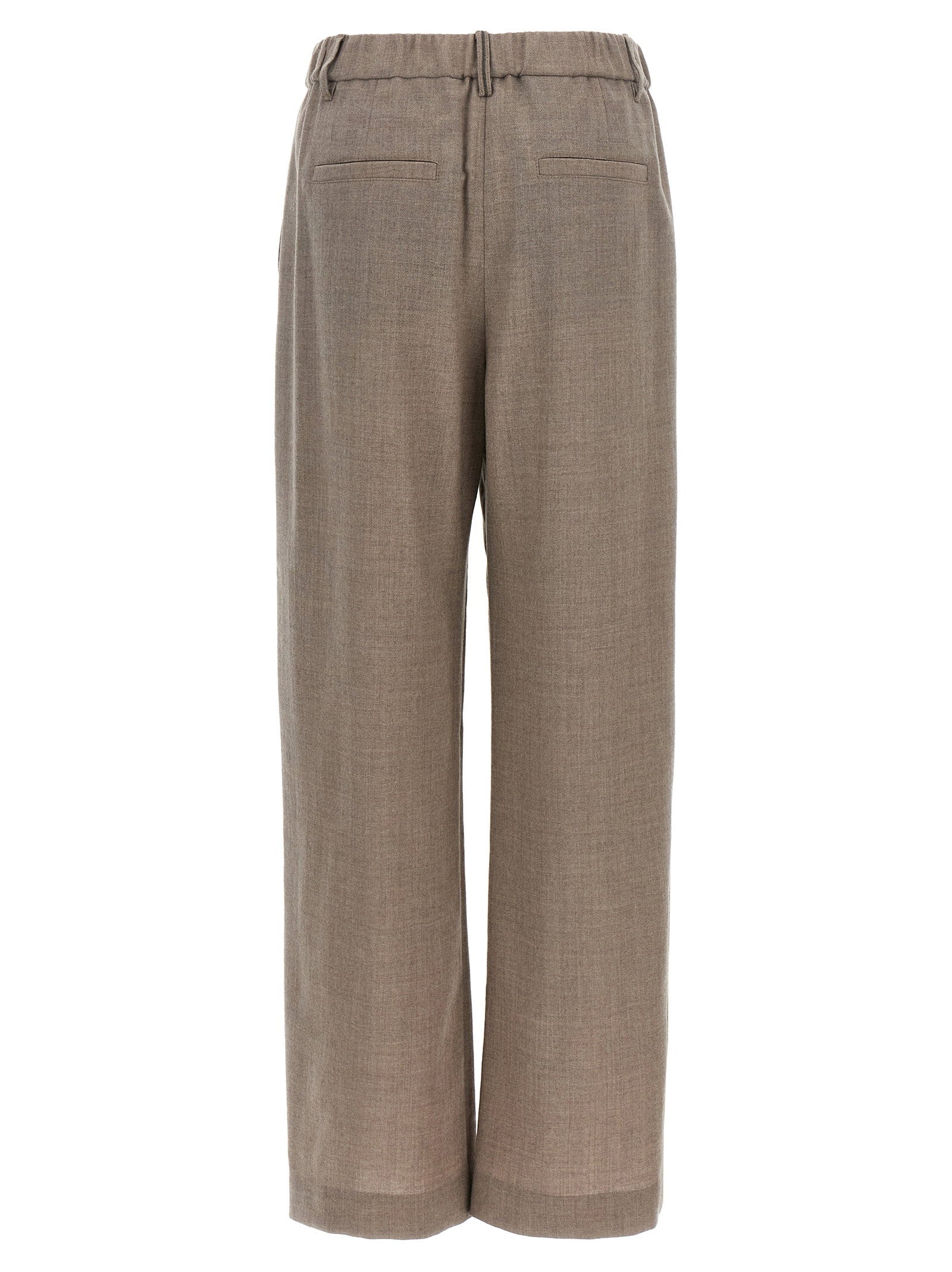 Brunello Cucinelli Light Pants With Pleats