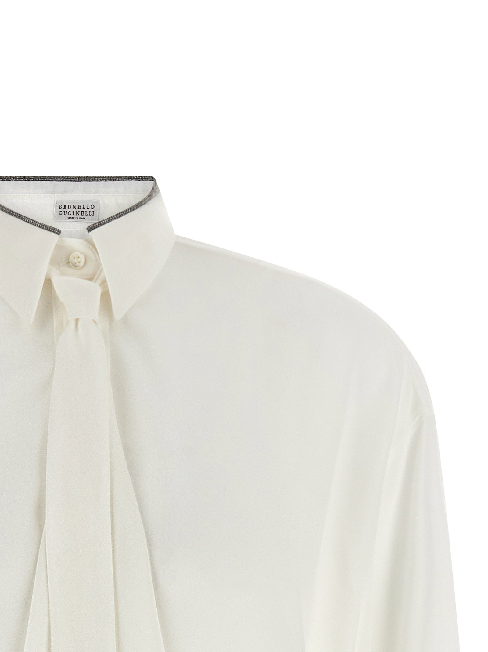 Brunello Cucinelli Shiny Collar Shirt