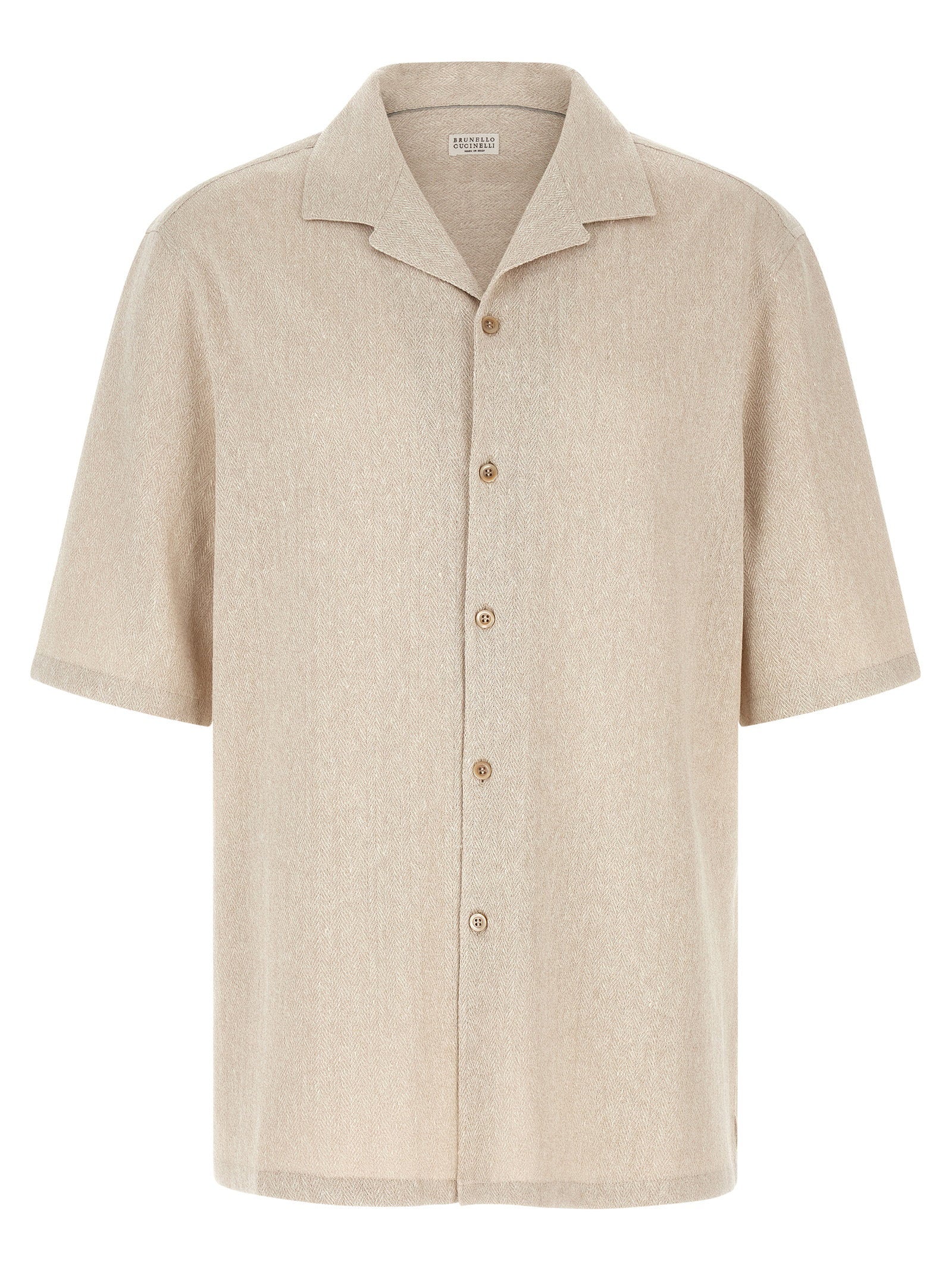 Brunello Cucinelli Camp Collar Shirt