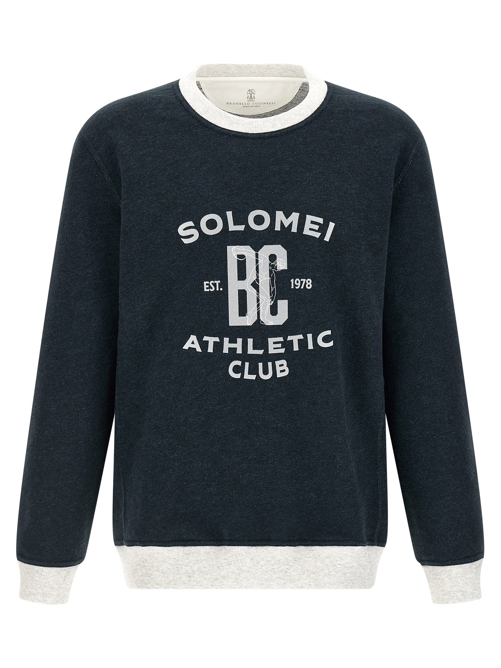 Brunello Cucinelli Cotton And Linen Sweatshirt