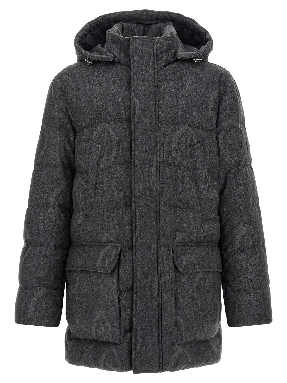 Etro Grey Arnica Down Jacket