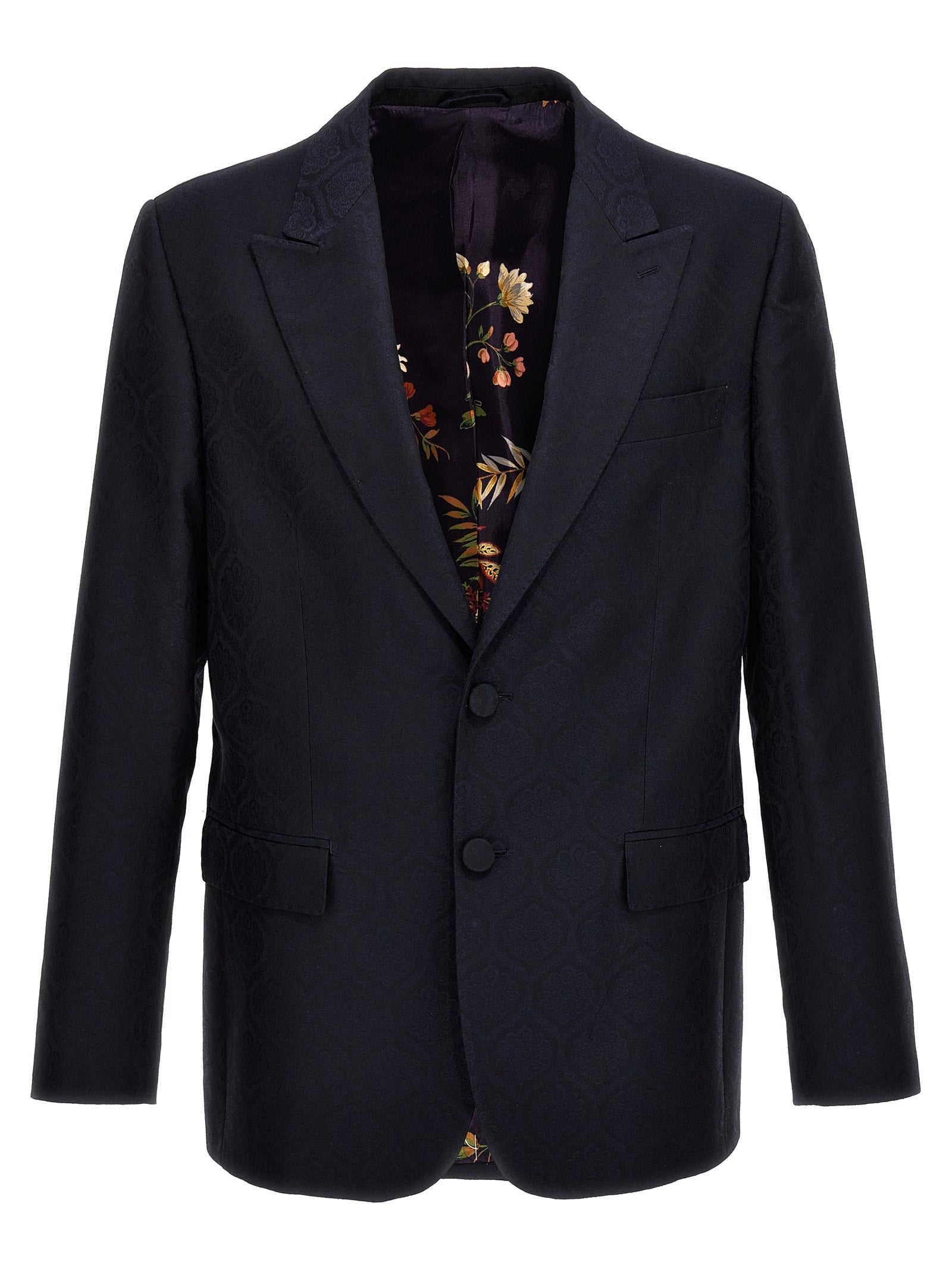 Etro Single-breasted Jacquard Blazer