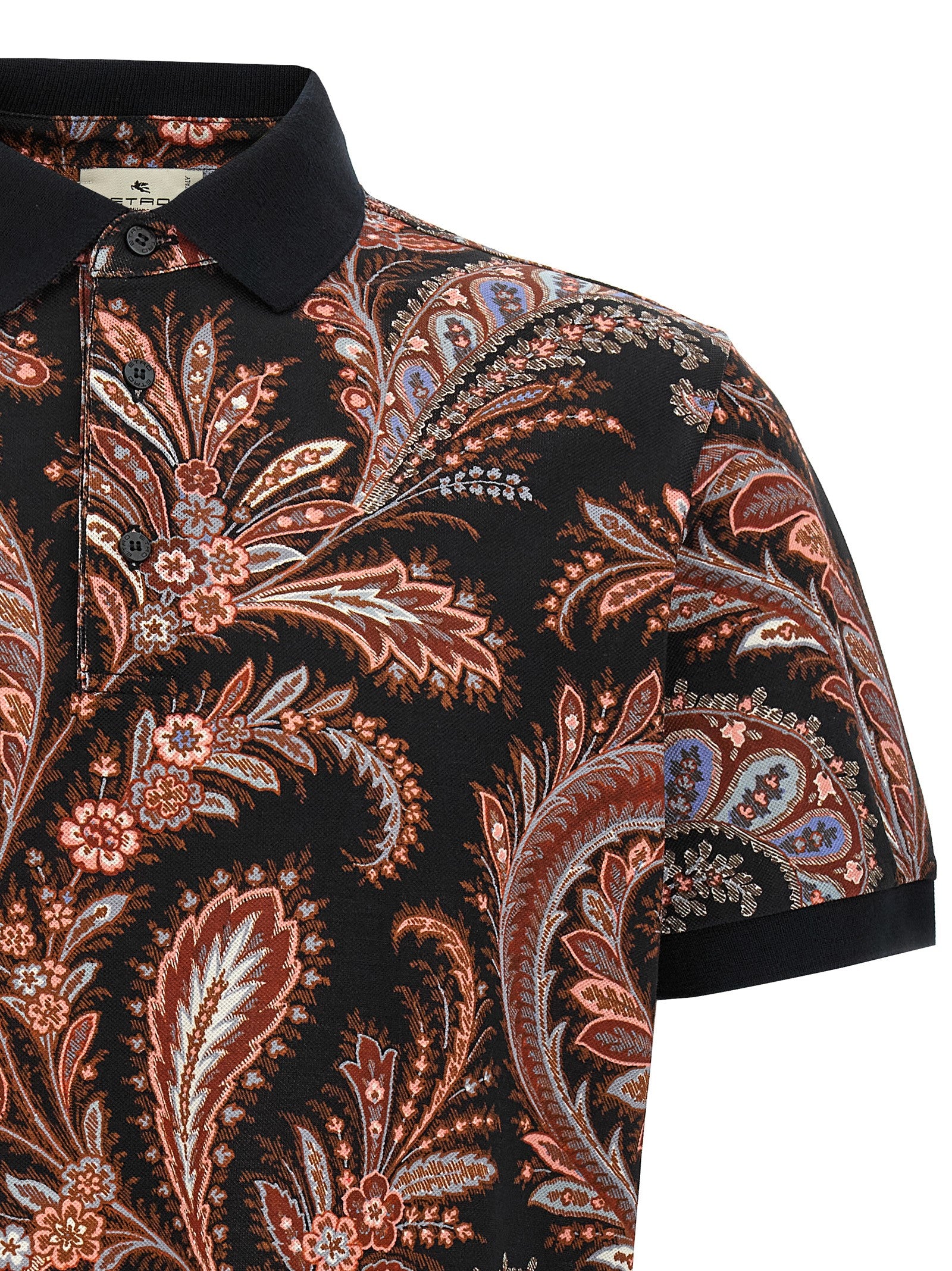 Etro Polo Paisley Flowers