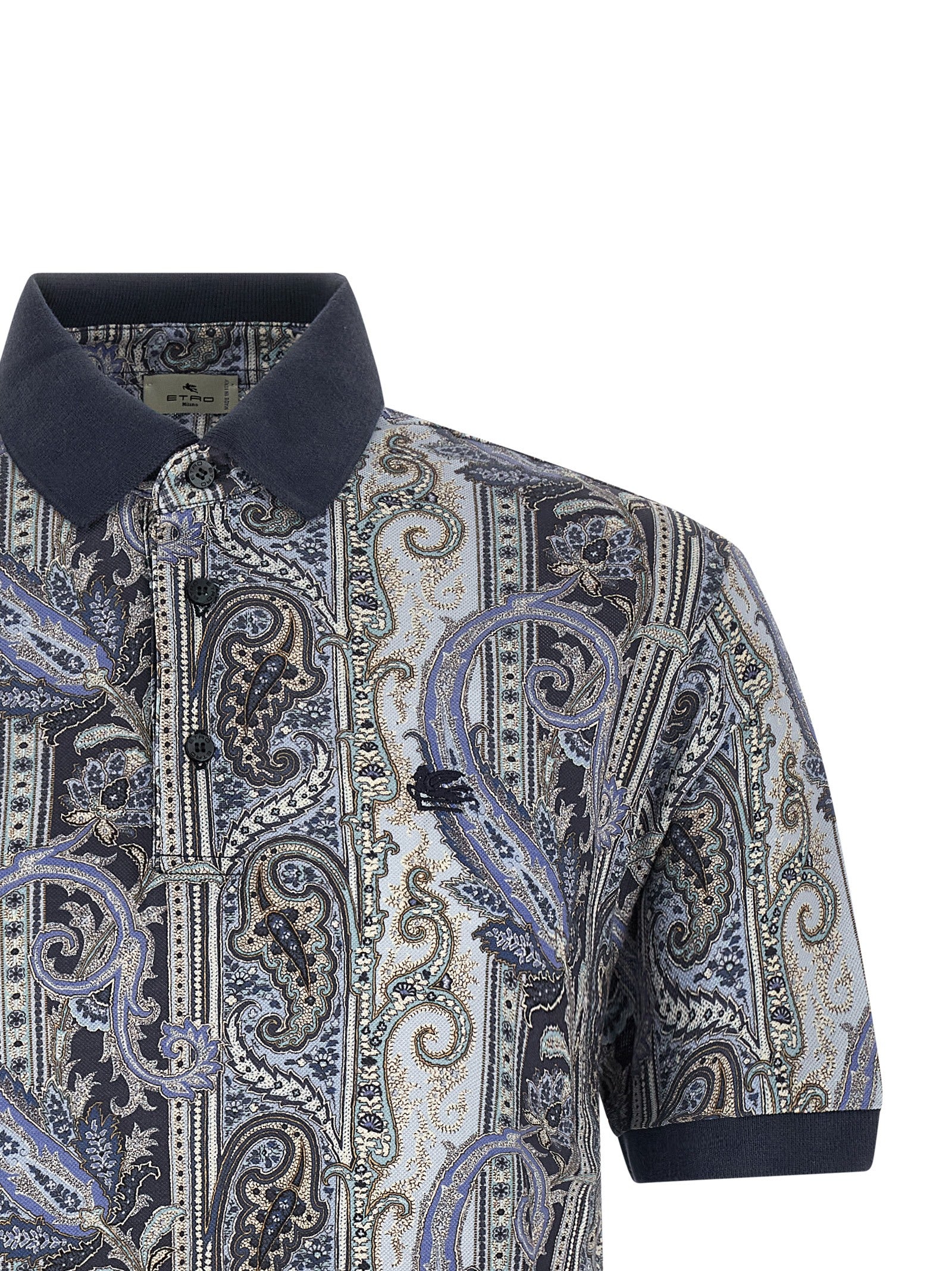 Etro Arnica Paisley Polo Shirt