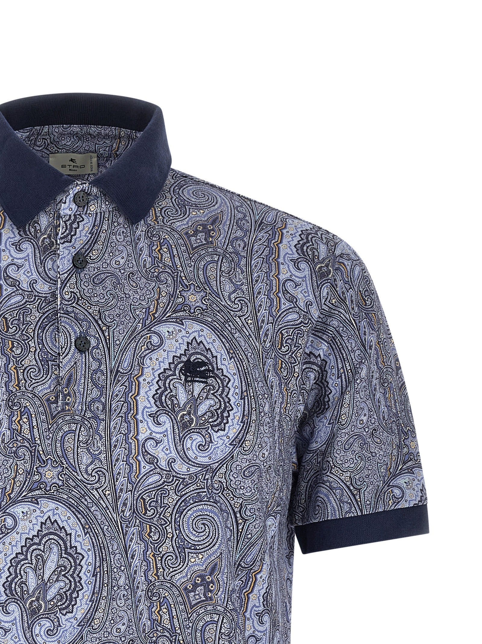 Etro Arnica Paisley Polo Shirt