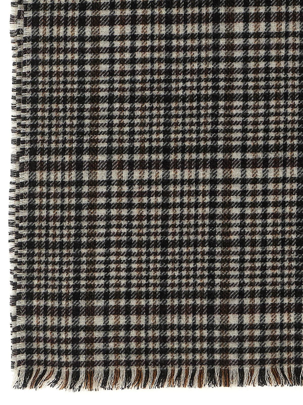 Brunello Cucinelli Prince Of Wales Cashmere Scarf