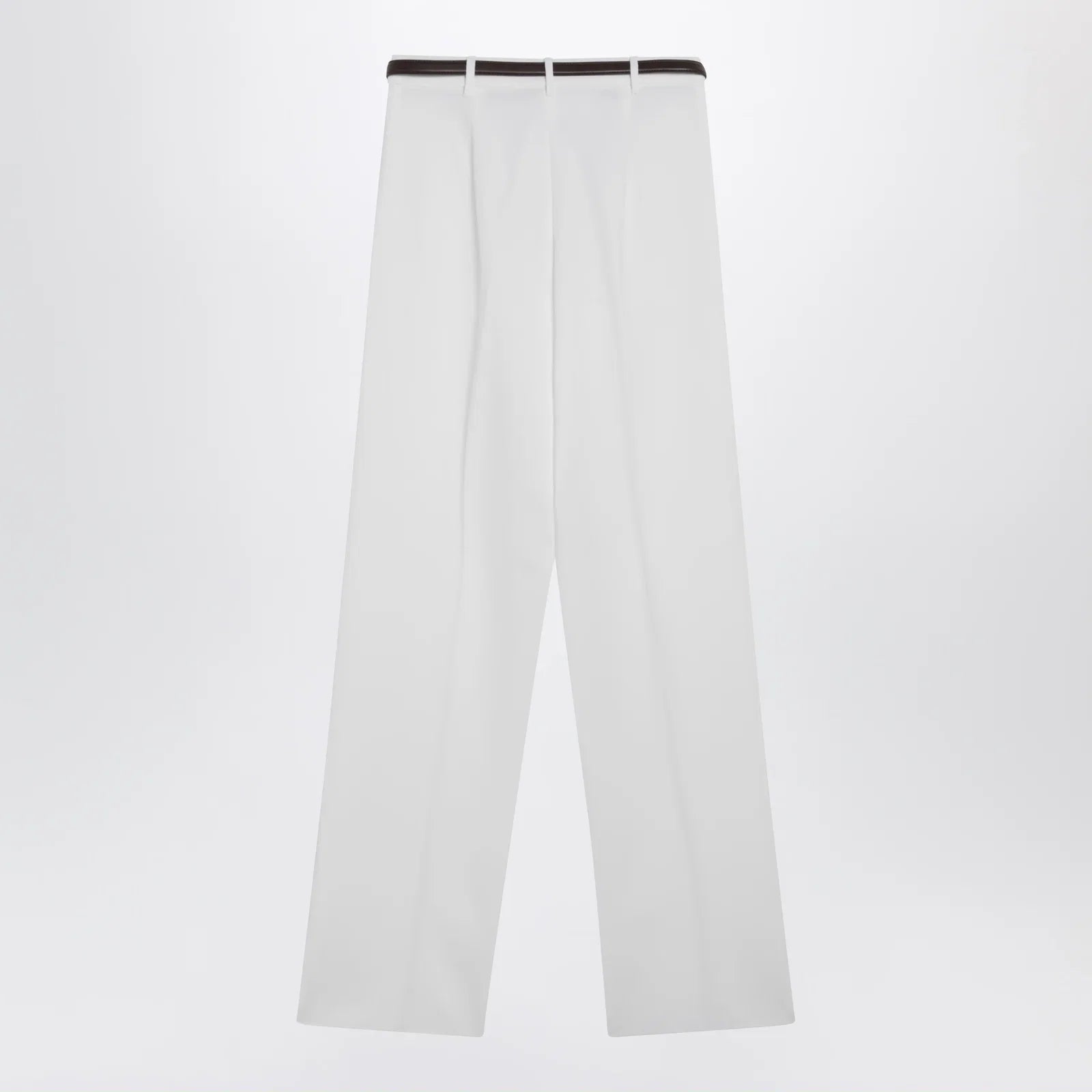 Max Mara Studio White cotton trousers