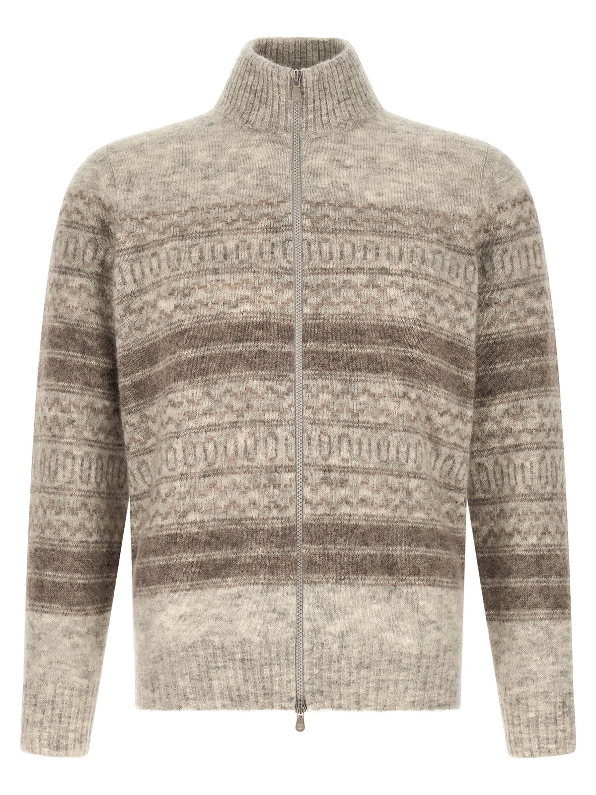 Brunello Cucinelli Nordic Jacquard Cardigan