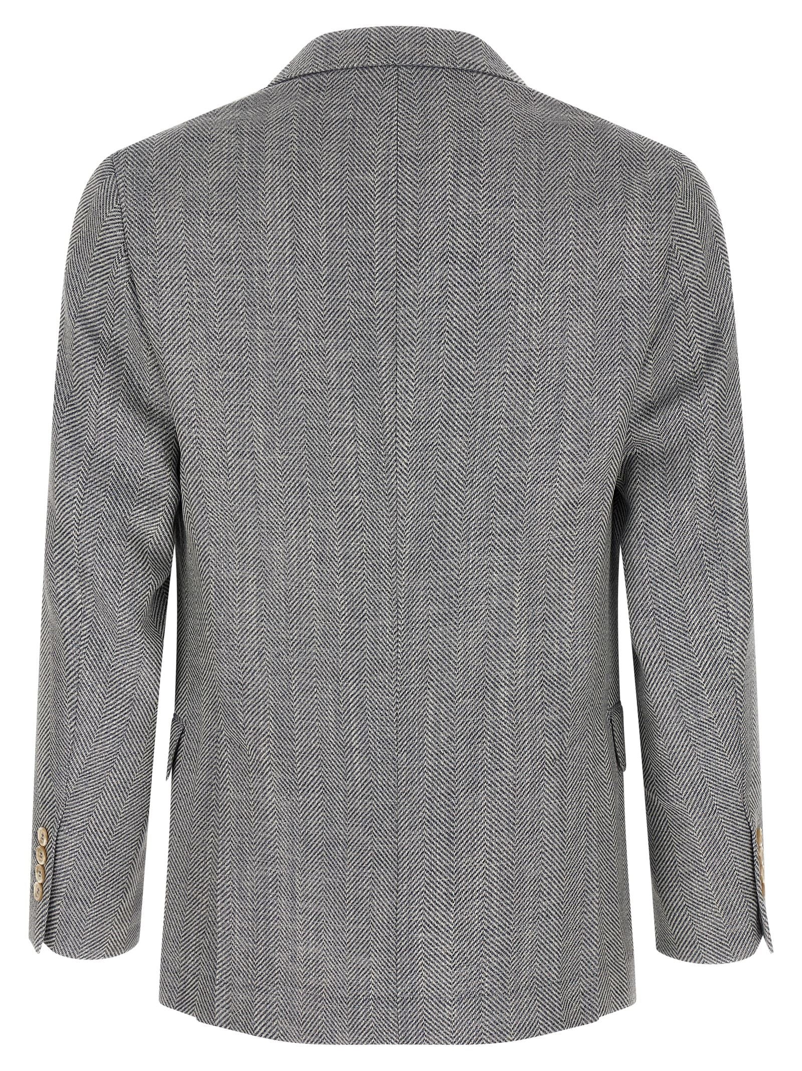 Brunello Cucinelli Deconstructed Single-breasted Blazer