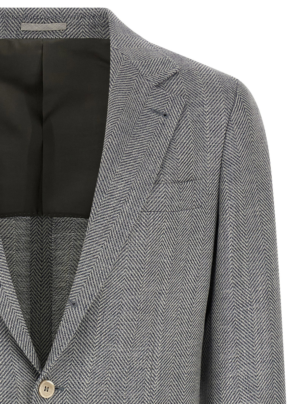 Brunello Cucinelli Deconstructed Single-breasted Blazer
