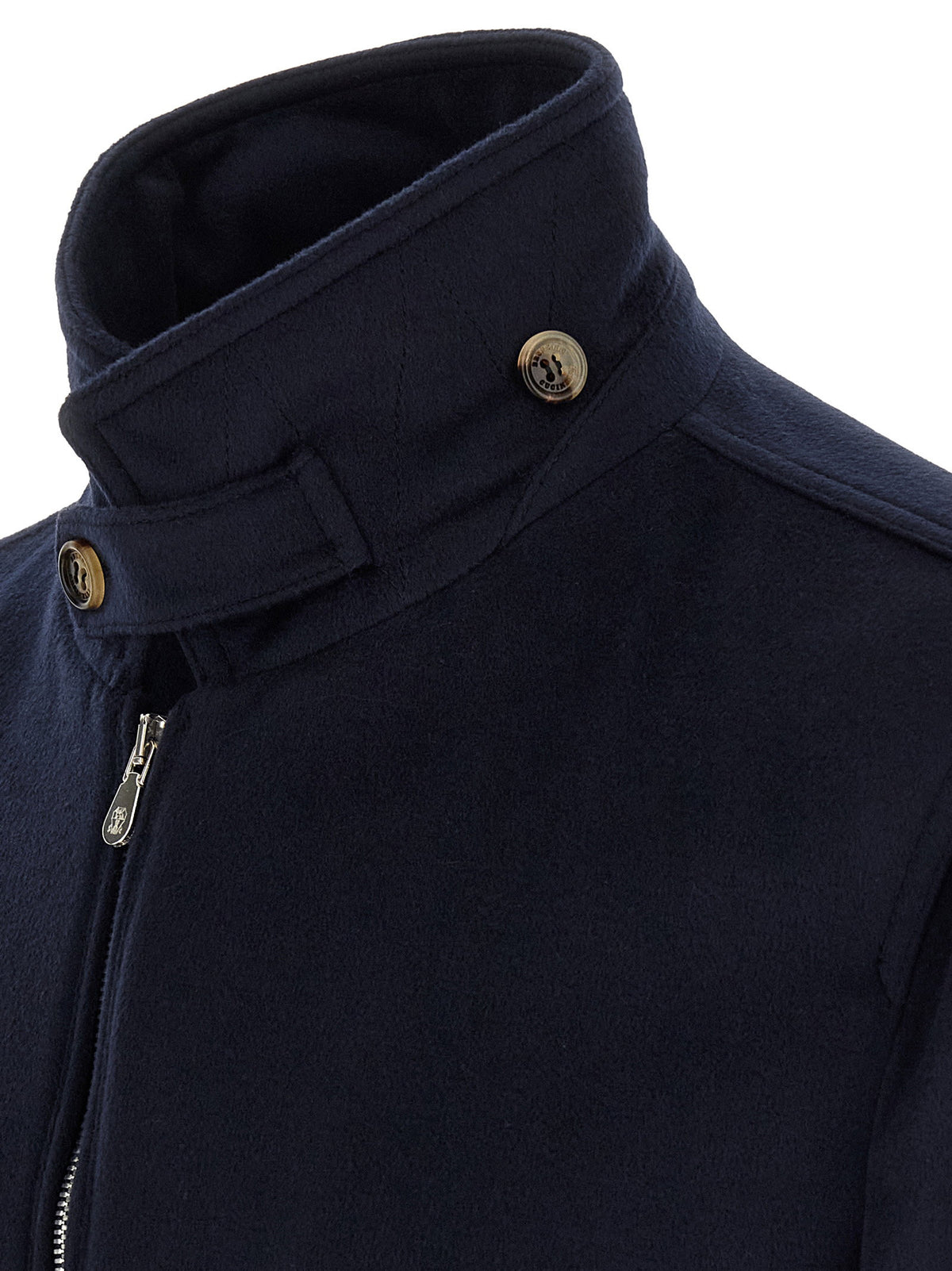 Brunello Cucinelli Wool Bomber Beaver