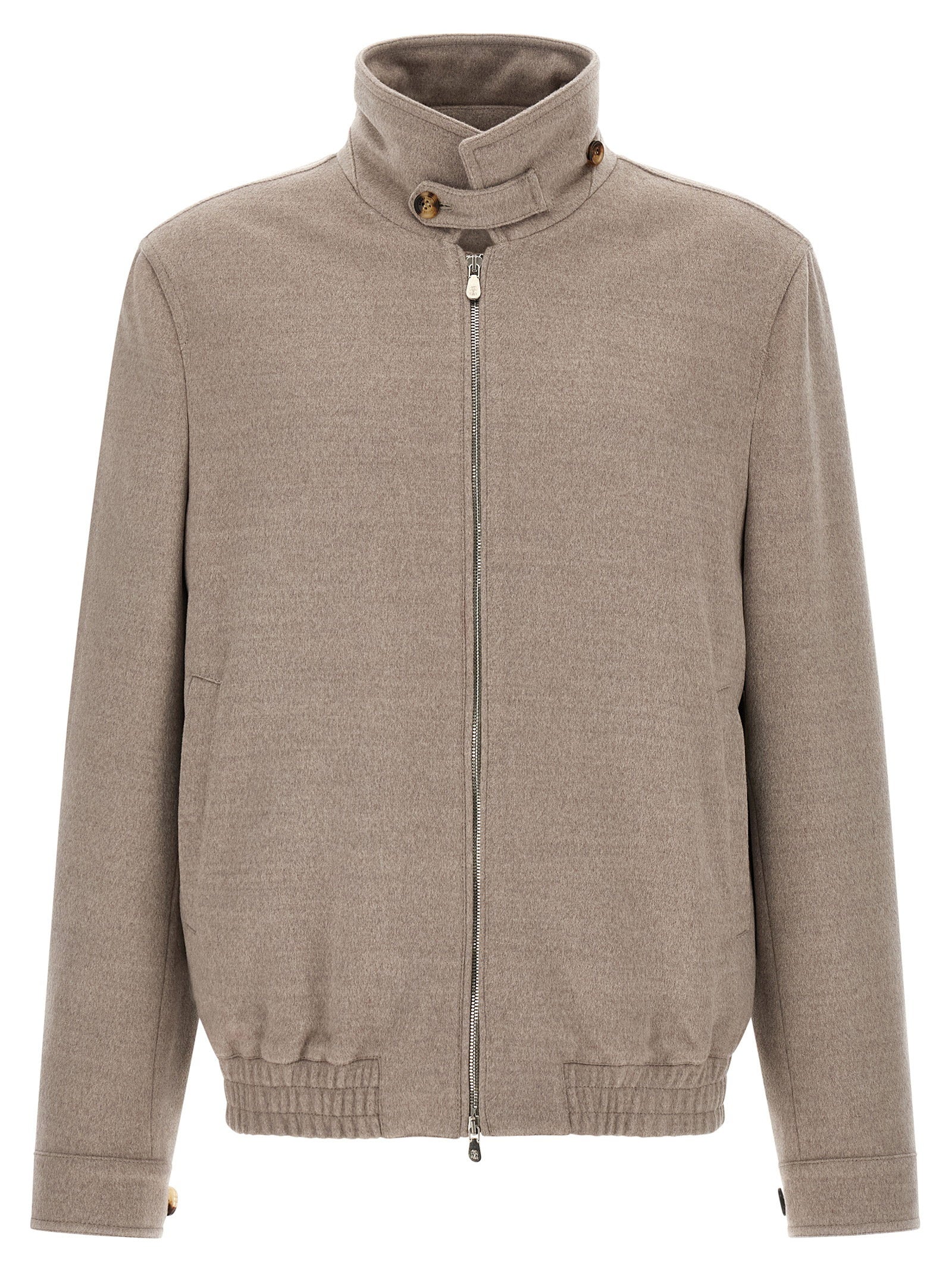 Brunello Cucinelli Virgin Wool Beaver Bomber Jacket