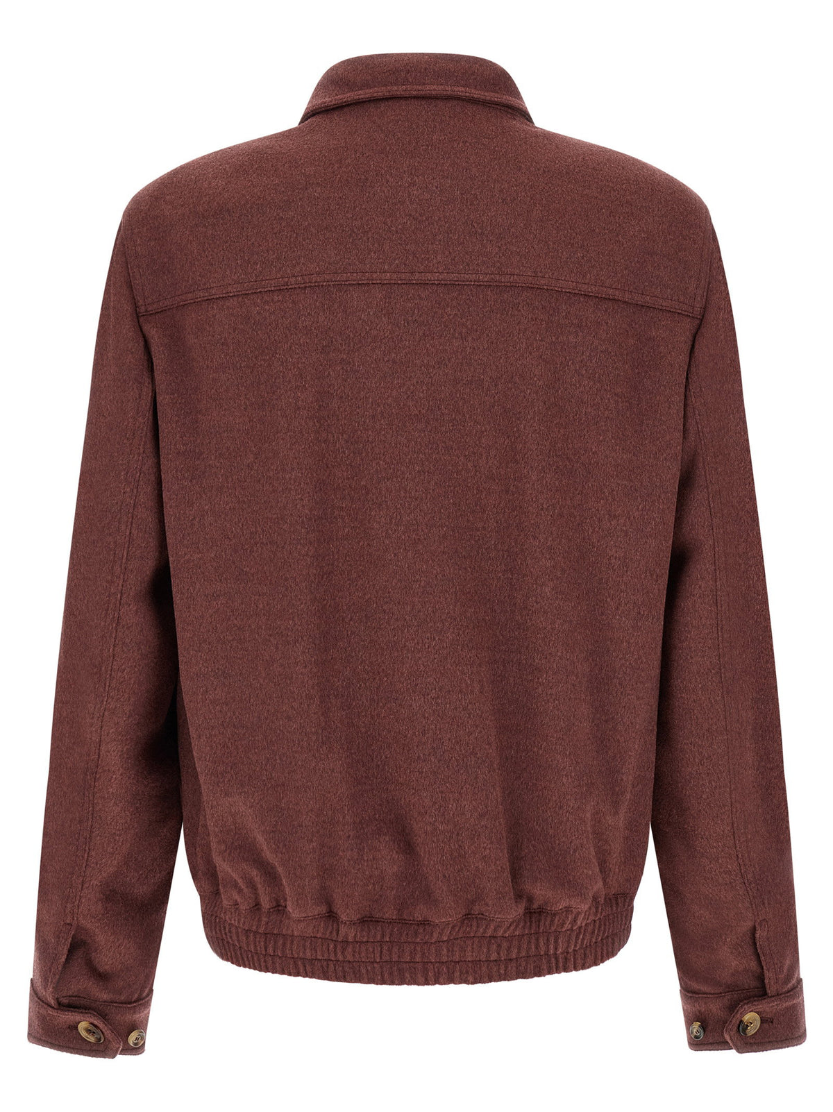Brunello Cucinelli Virgin Wool Beaver Bomber Jacket