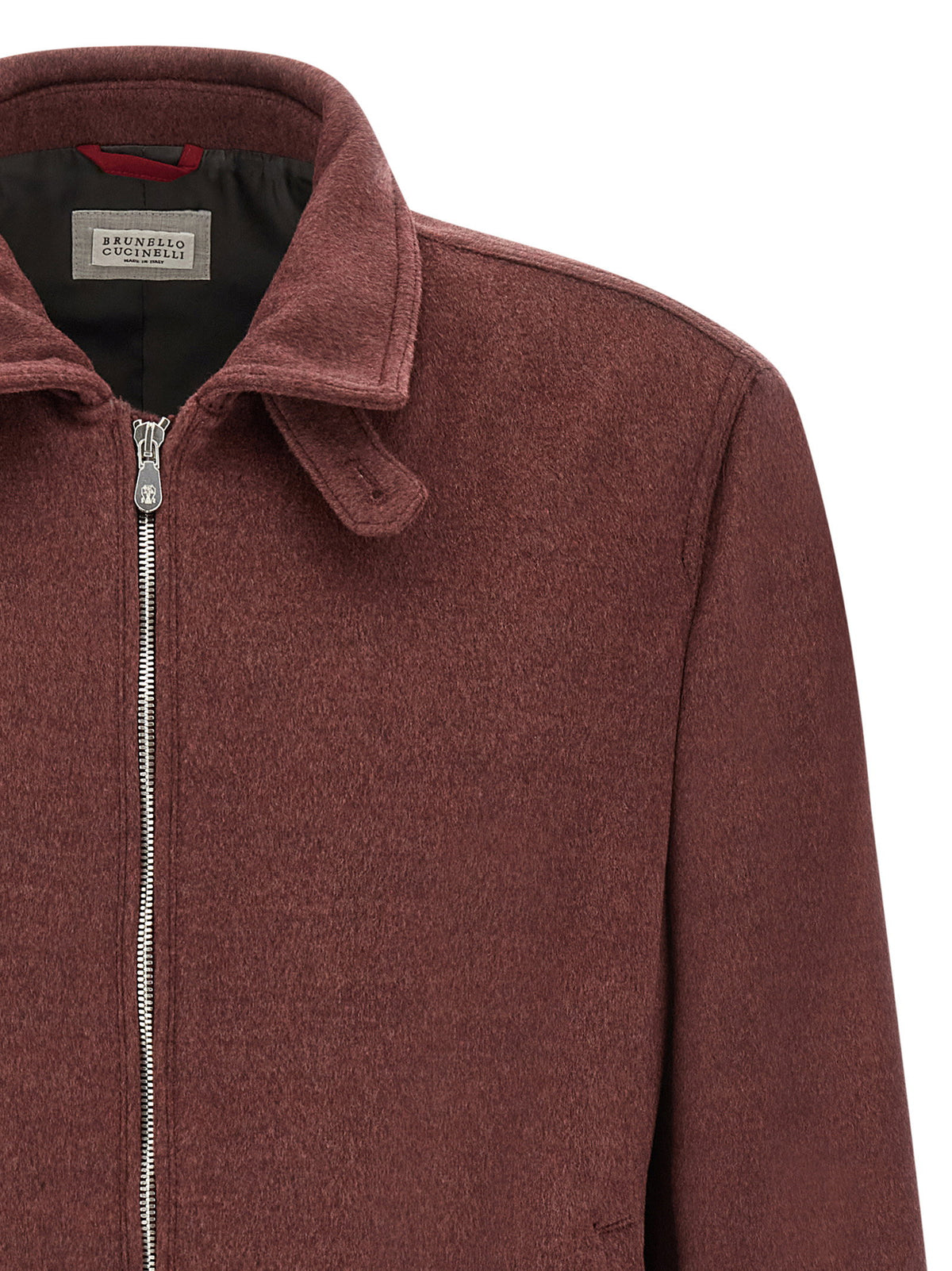 Brunello Cucinelli Virgin Wool Beaver Bomber Jacket