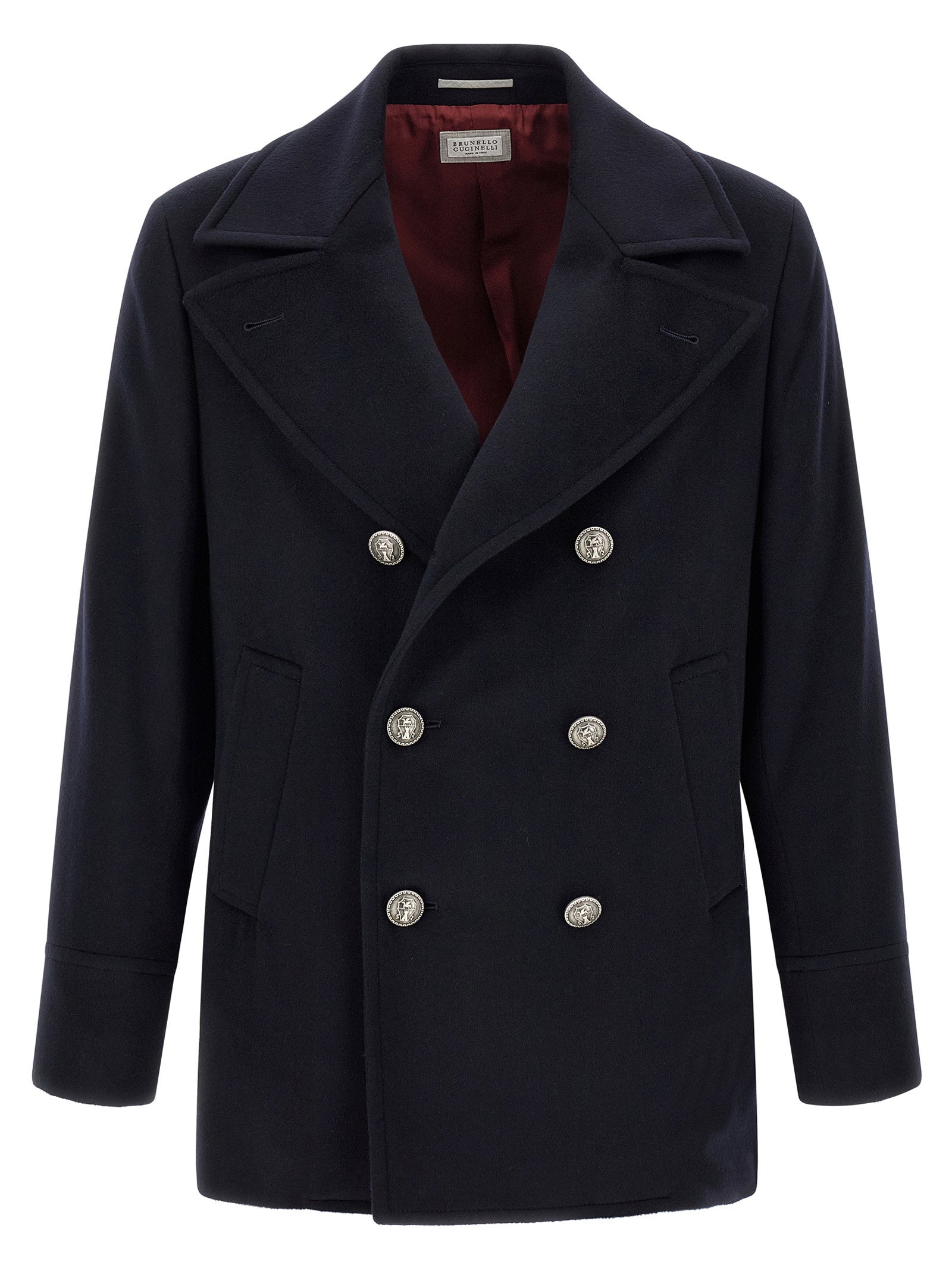 Brunello Cucinelli Peacoat Coat